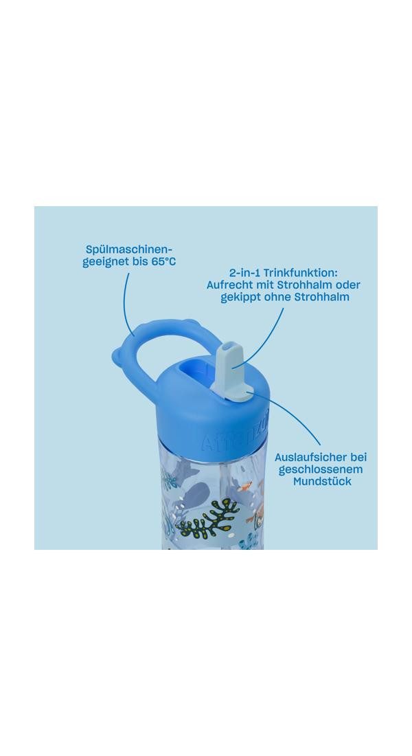 Affenzahn Trinkflasche Trinkflasche, auslaufsicher und kohlensäuregeeignet