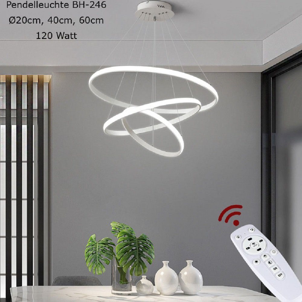 LED Pendelleuchte LED Pendelleuchte 20*40*60cm Fernbedienung dimmbar