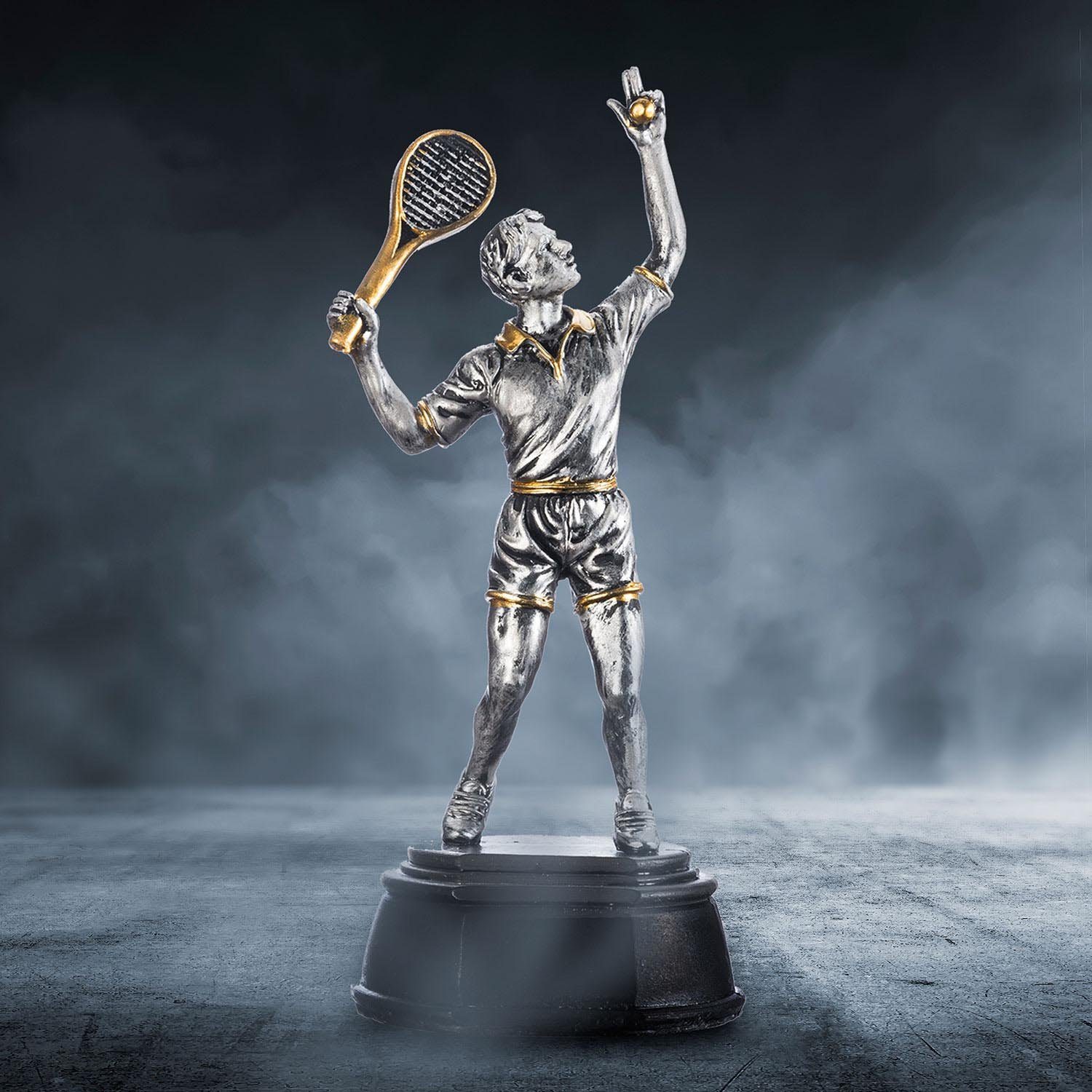 Pokal Goods+Gadgets Dekoobjekt Sieger Trophäe Tennis