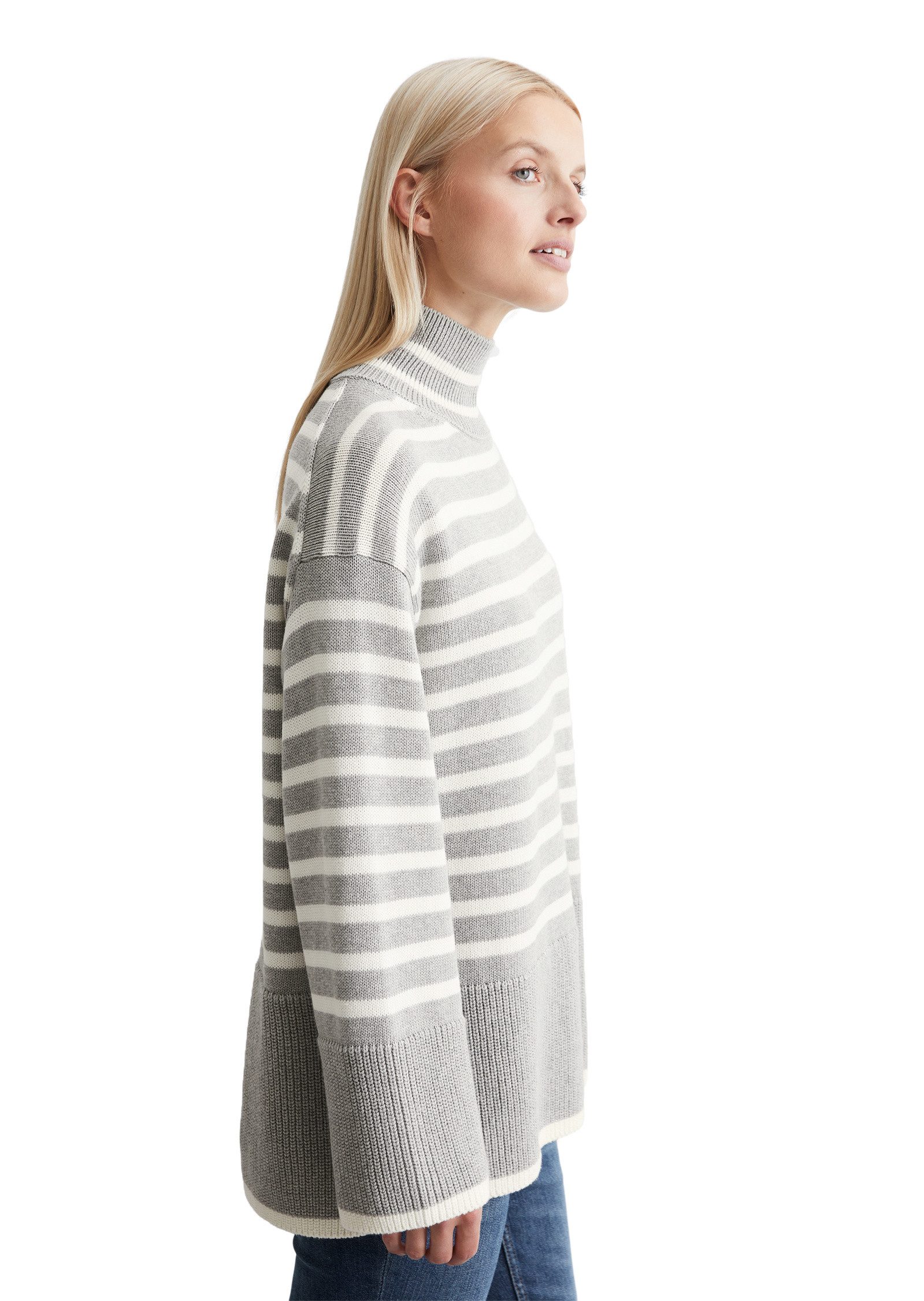 Marc O'Polo Strickpullover mit Streifen-Dessin günstig online kaufen