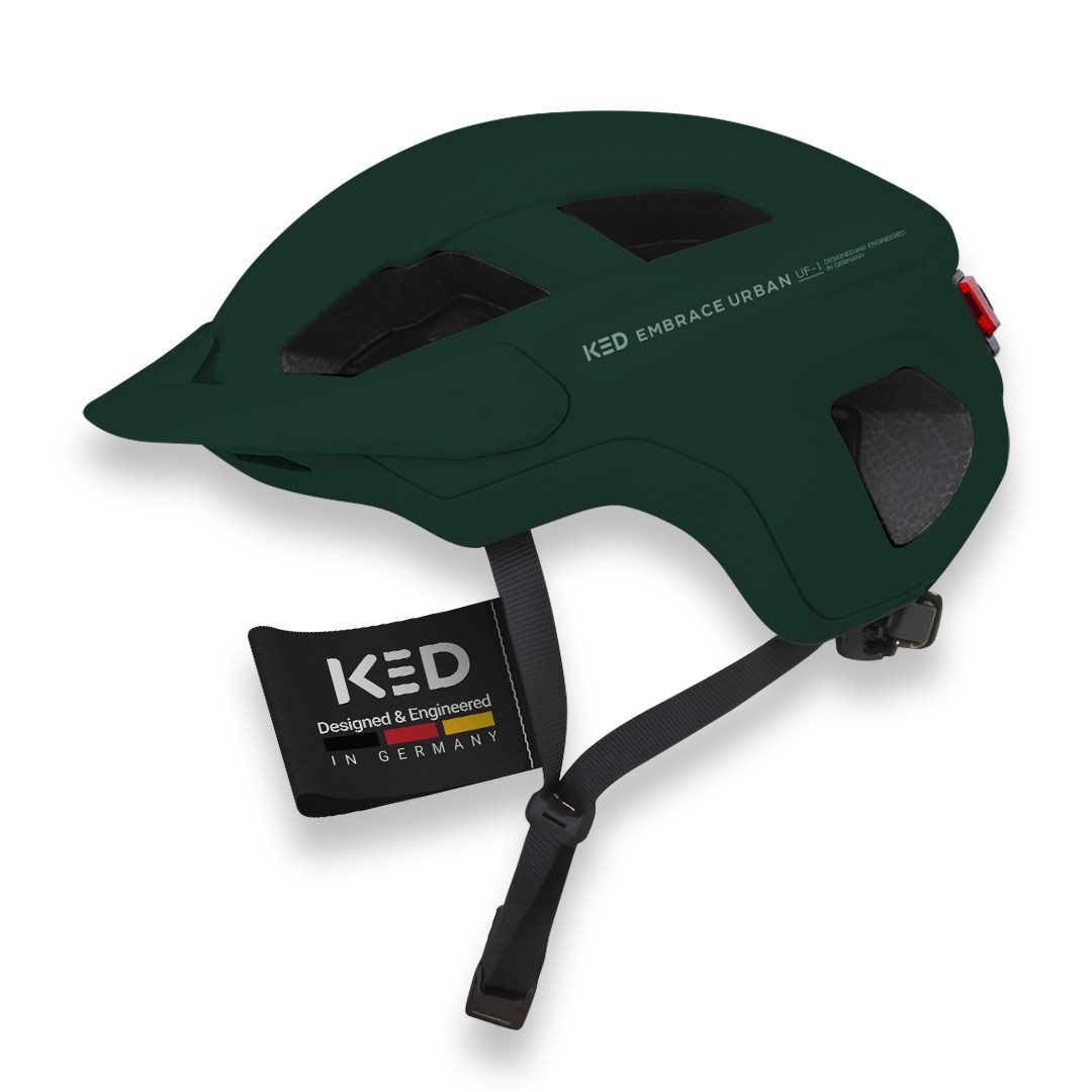 KED Fahrradhelm KED Embrace Urban UF-1 Unisex Fahrradhelm, Mit In-Mold Technologie Für Alltag, Pendeln Und Freizeit