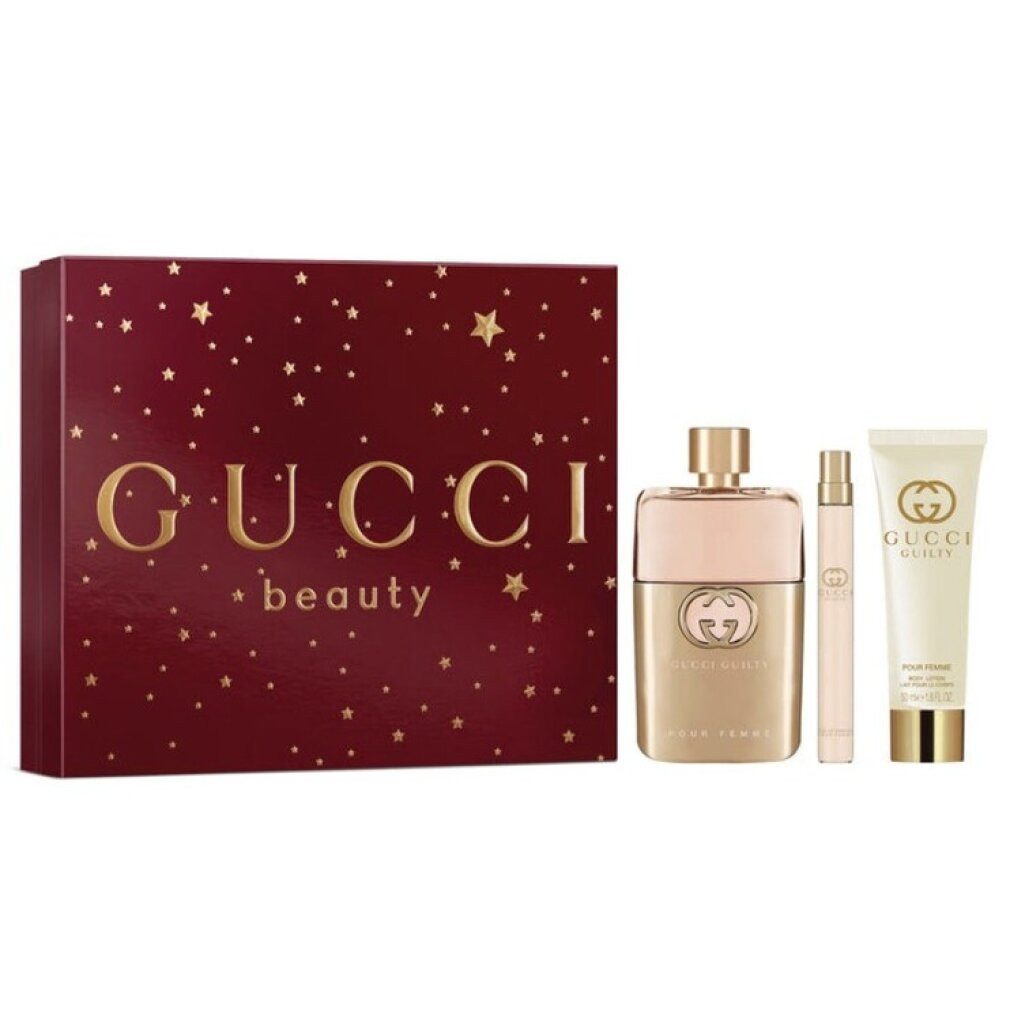 Eau de Parfum Set Guilty Edp 90ml Body 75ml Edp 10ml@