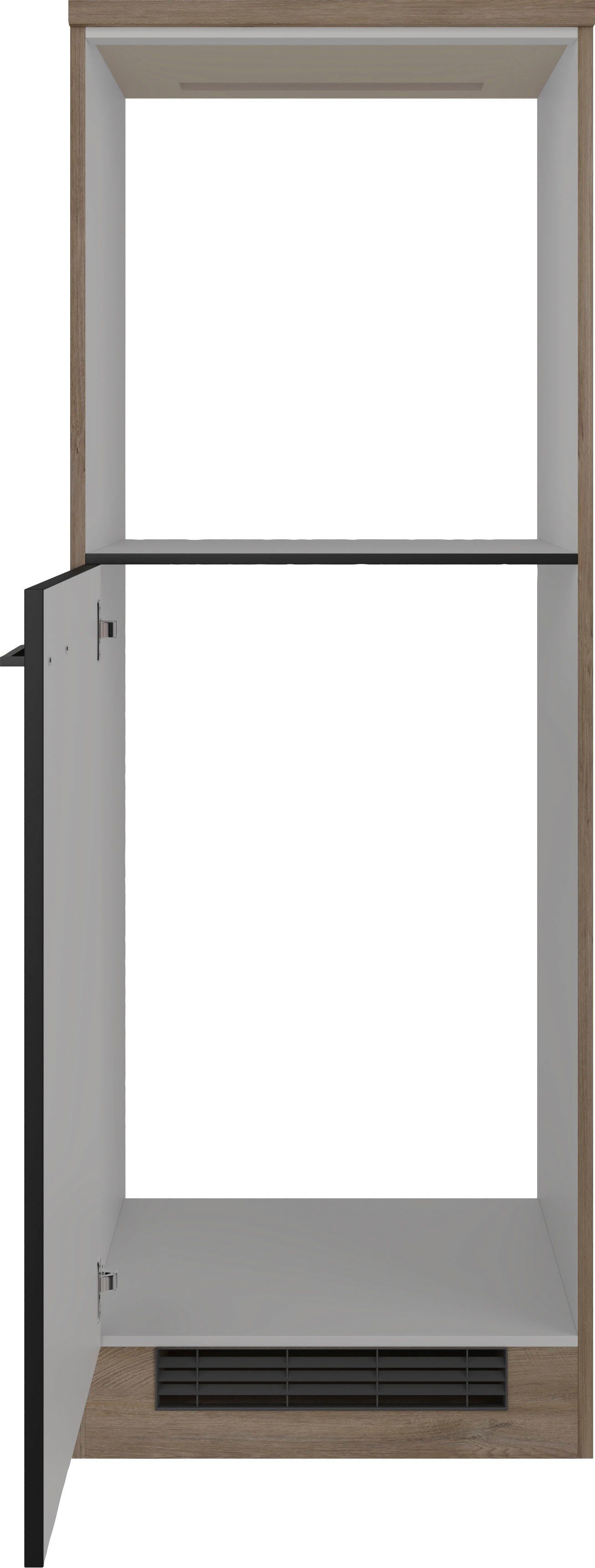 Flex-Well Backofen/Kühlumbauschrank Capri (1-St) (B x H x T) 60 x 169 x 60 cm, mit hoher Nische für Einbaubackofen