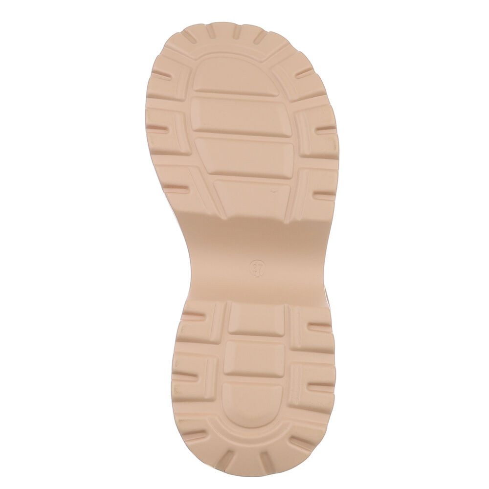 Ital-Design Moderne Damen Sandalen mit verstellbaren Riemen für Freizeit Plateausandaletten (89853048) Blockabsatz Sandalen & Sandaletten in Hellbraun