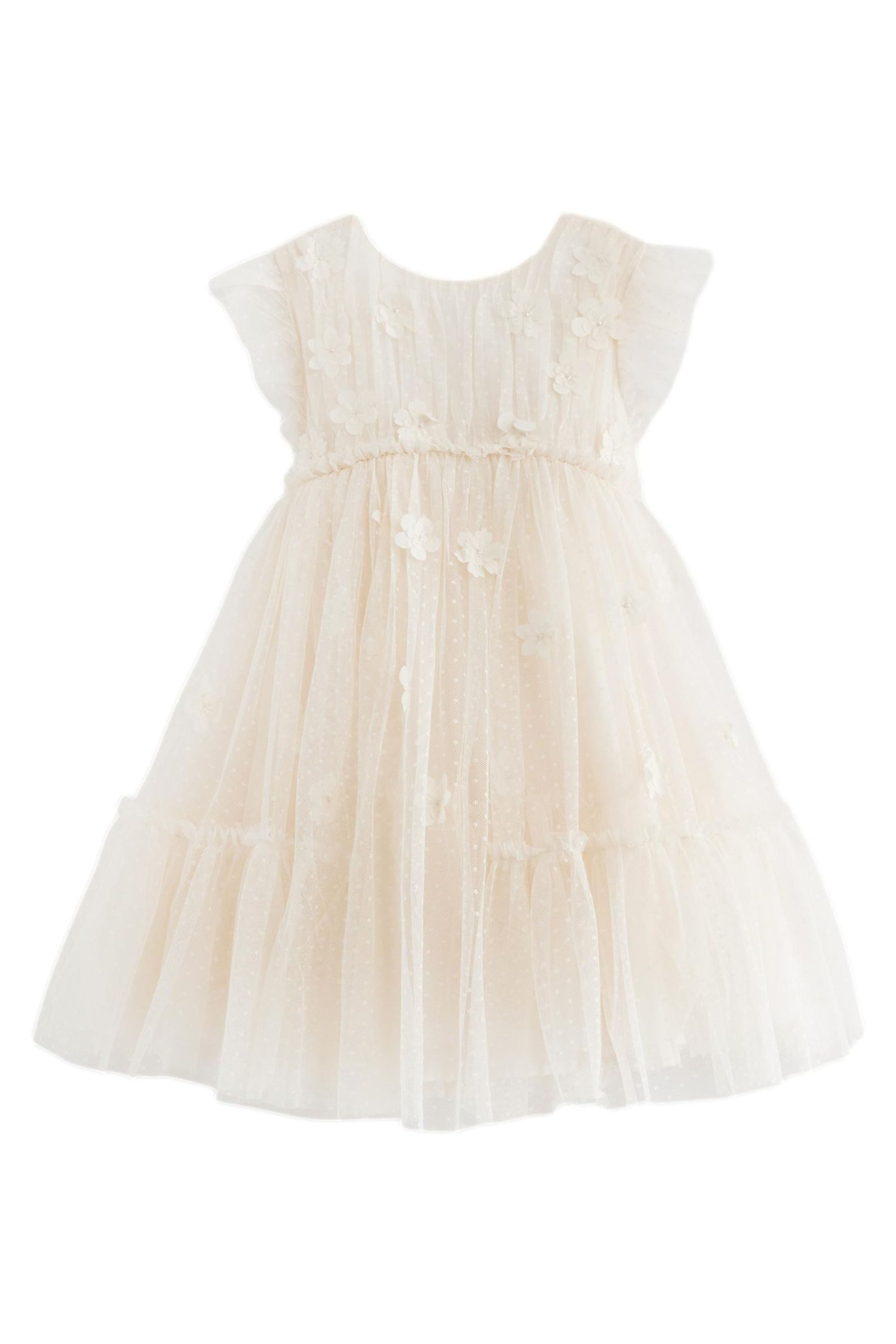 Partykleid Brautjungfernkleid mit Netzstoff