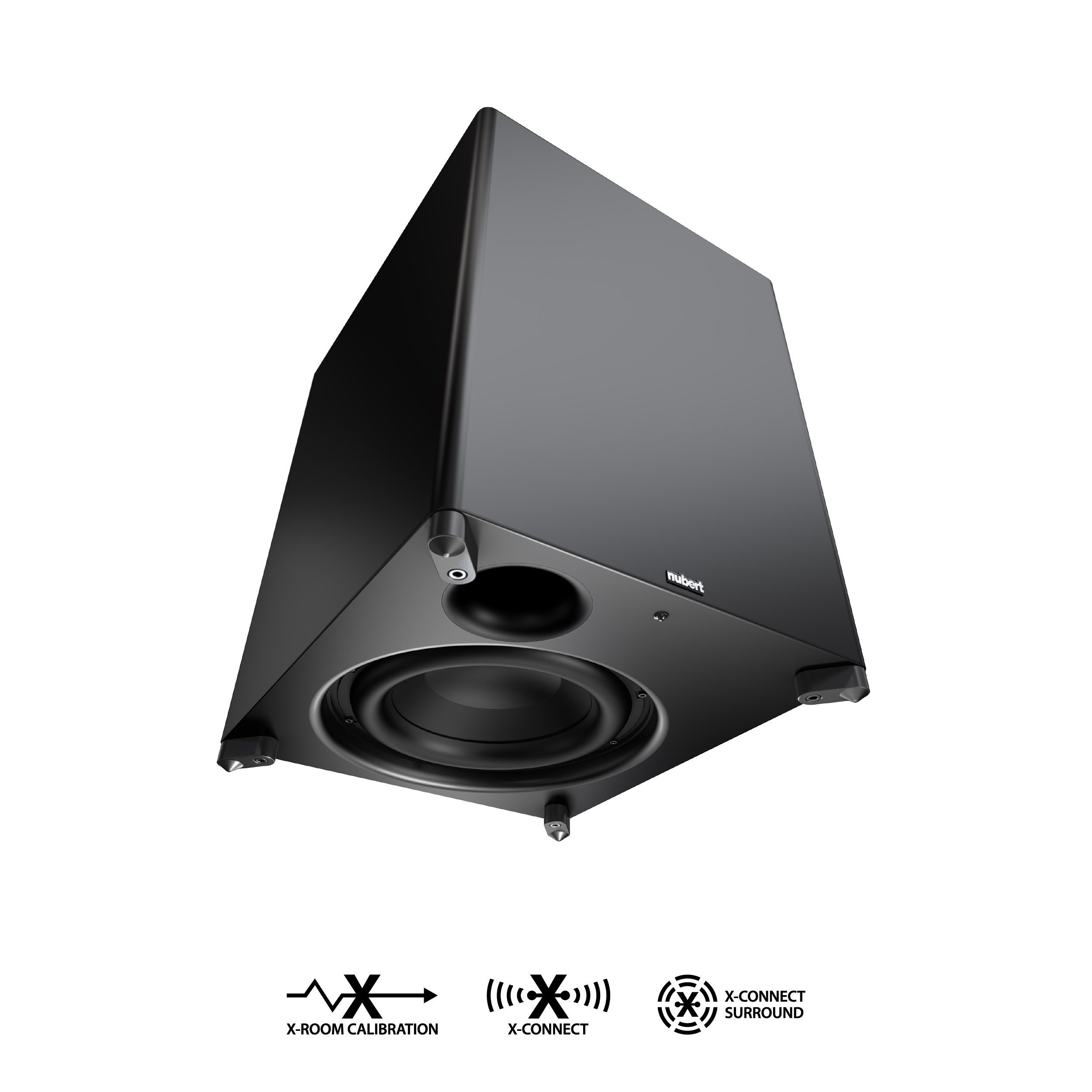 Nubert nuSub XW-900 Subwoofer (220 W, Aktiver Downfire-Subwoofer)