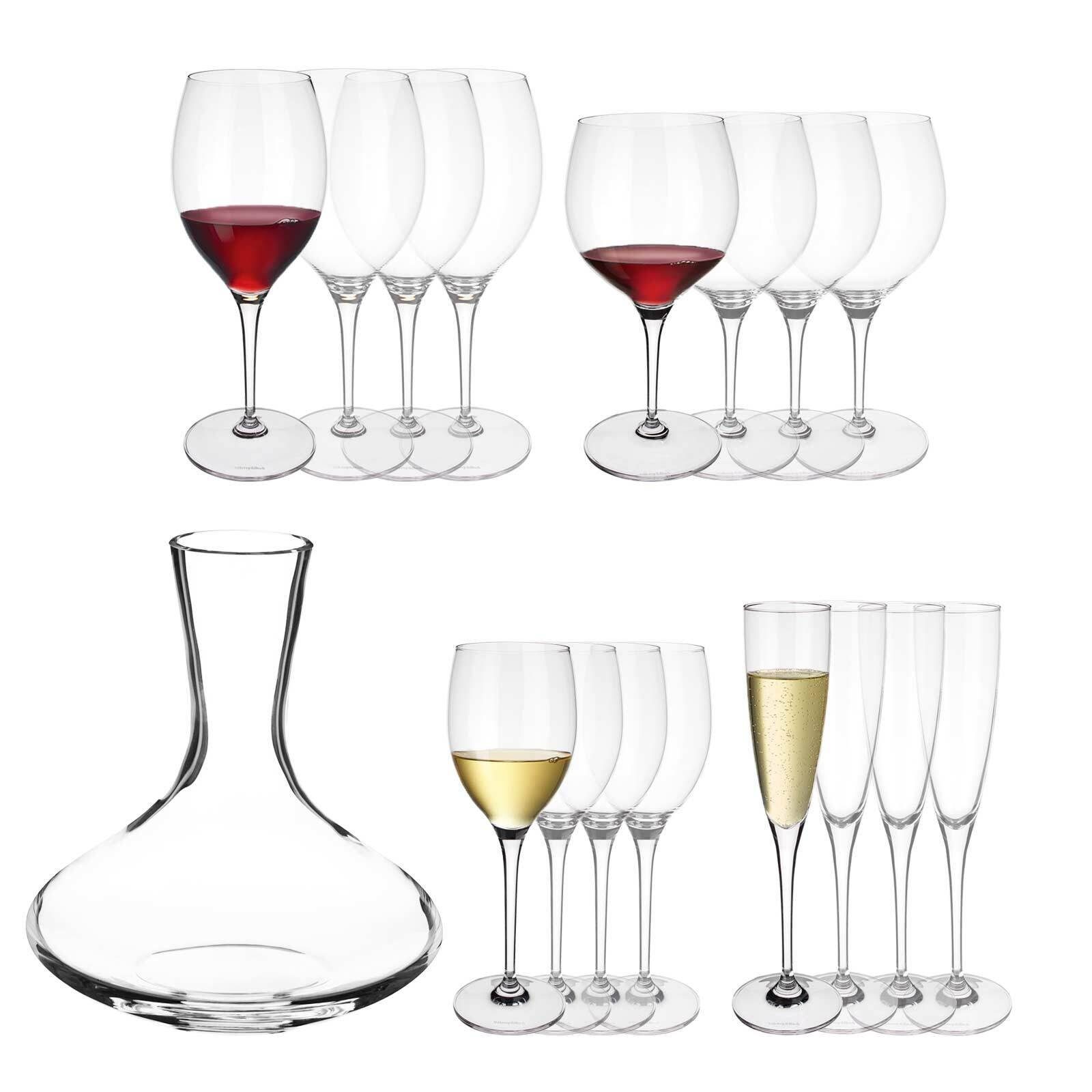 Villeroy & Boch Glas Maxima Karaffe und Gläserset 17er Set, 17-tlg., Glas
