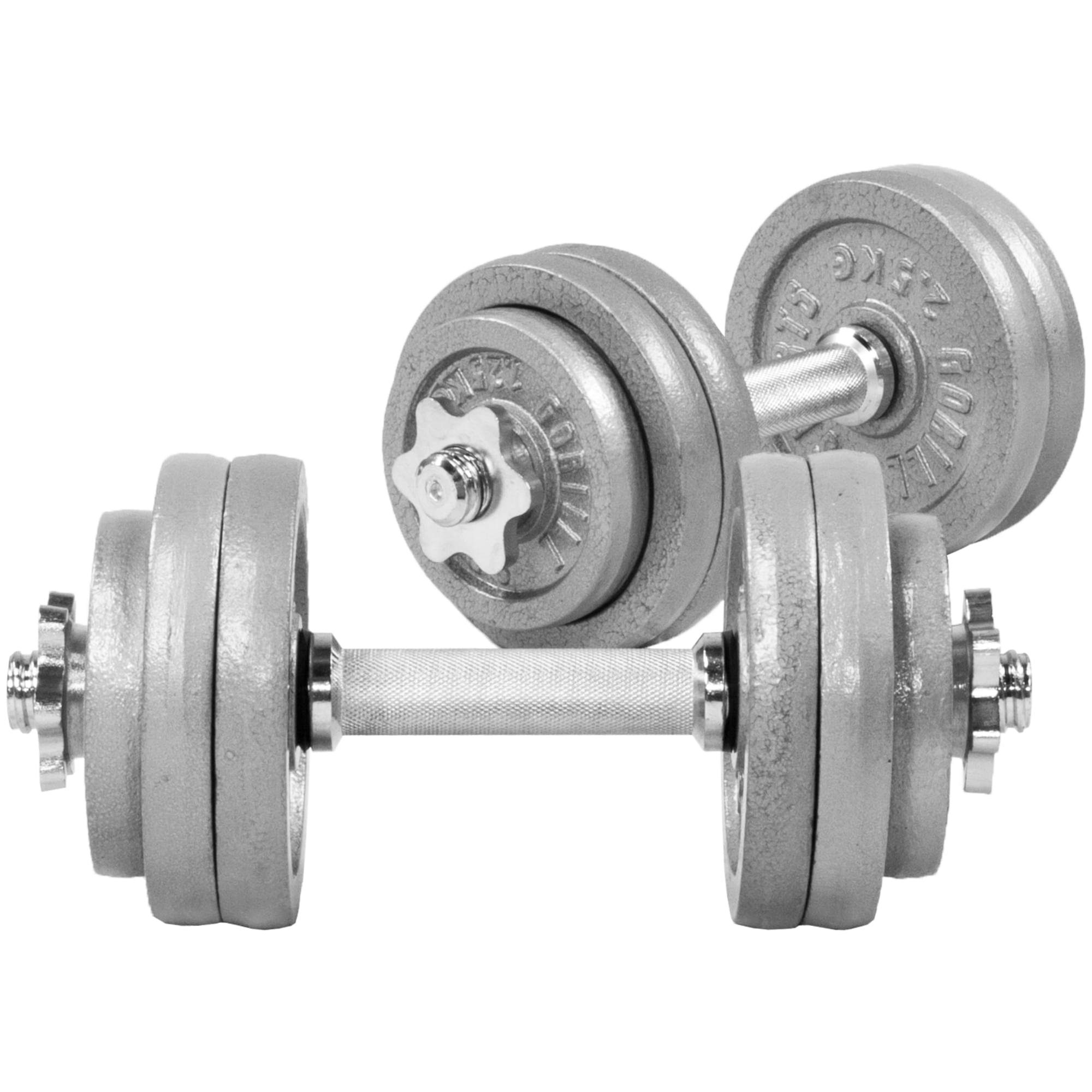 GORILLA SPORTS Kurzhantel Kurzhantelset Gusseisen 30 kg