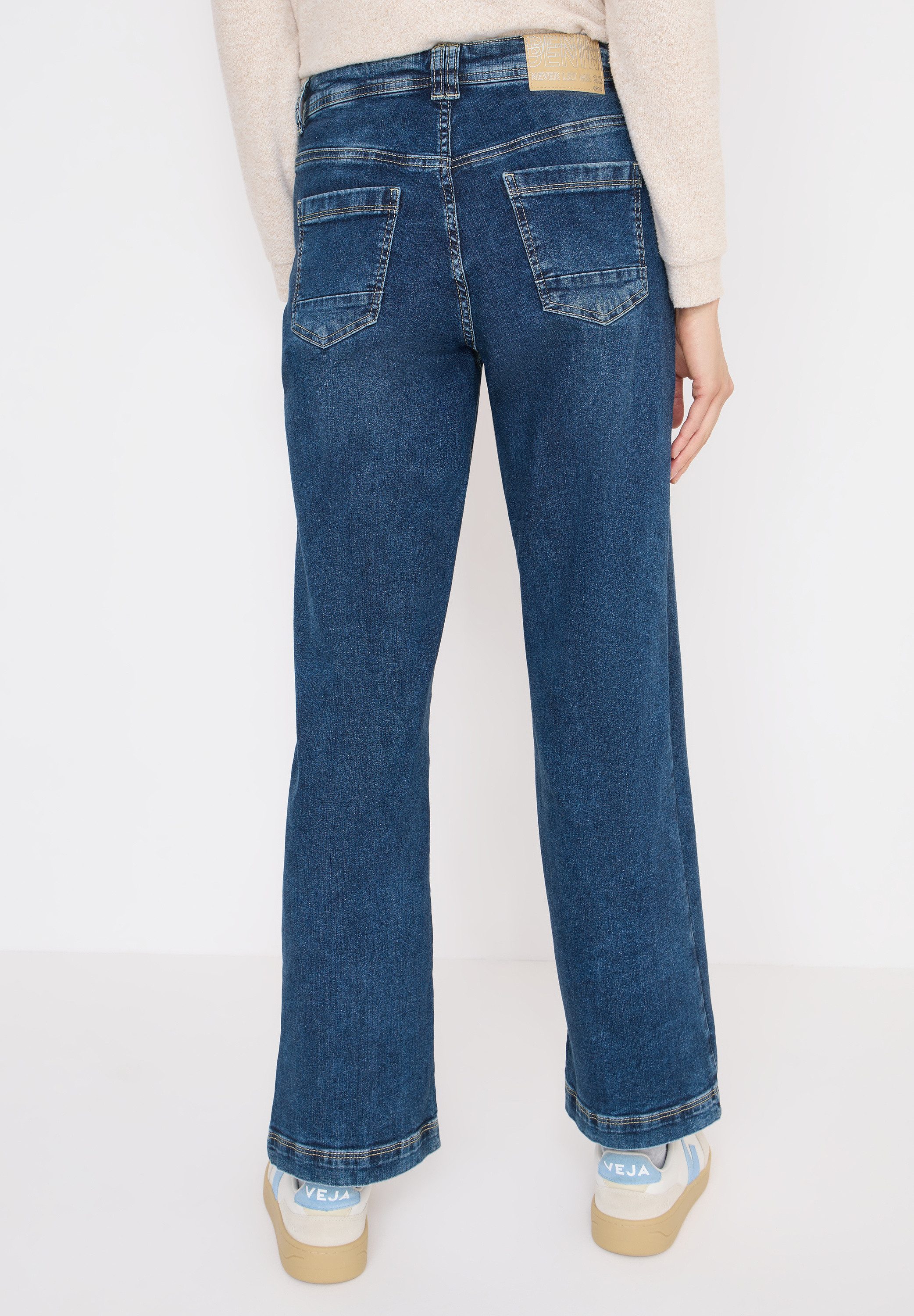 STREET ONE Loose-fit-Jeans High Waist günstig online kaufen