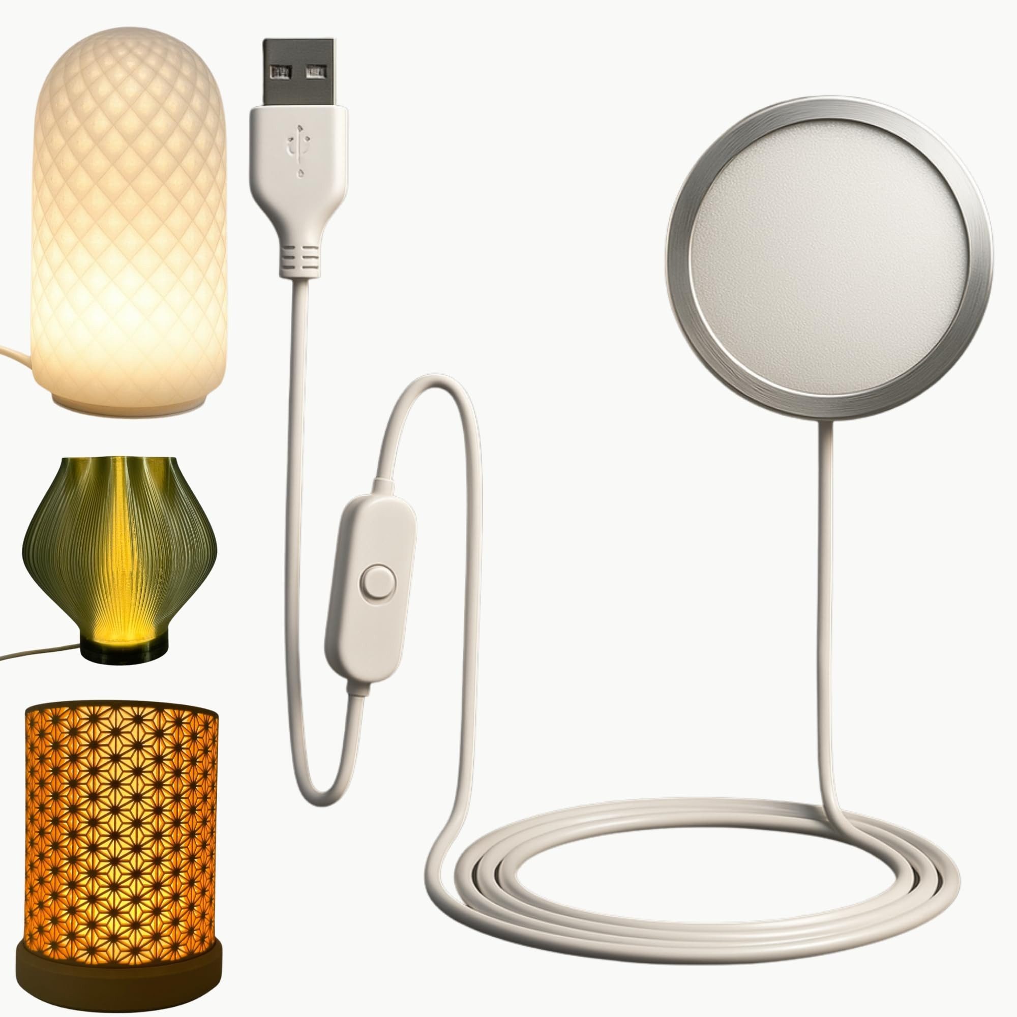 TronicXL 3D-Drucker LED Lampe USB 001 Ersatzteil für Bambu Lab Maker Kit Lamp 3D-Drucker, Zubehör Ersatzteil für Bambulab P1S