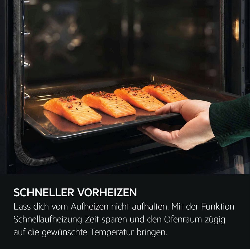 AEG Backofen SurroundCook® Pyrolyse in Edelstahl mit Antifingerprint OU5PB40SM
