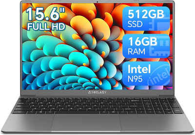 TECLAST Tastatur mit Hintergrundbeleuchtung Notebook (Intel N95, UHD Grafik, 512 GB SSD, 16GB RAM, Leistungsstarkes Prozessor,Lange Akkulaufzeit Mattes Display)