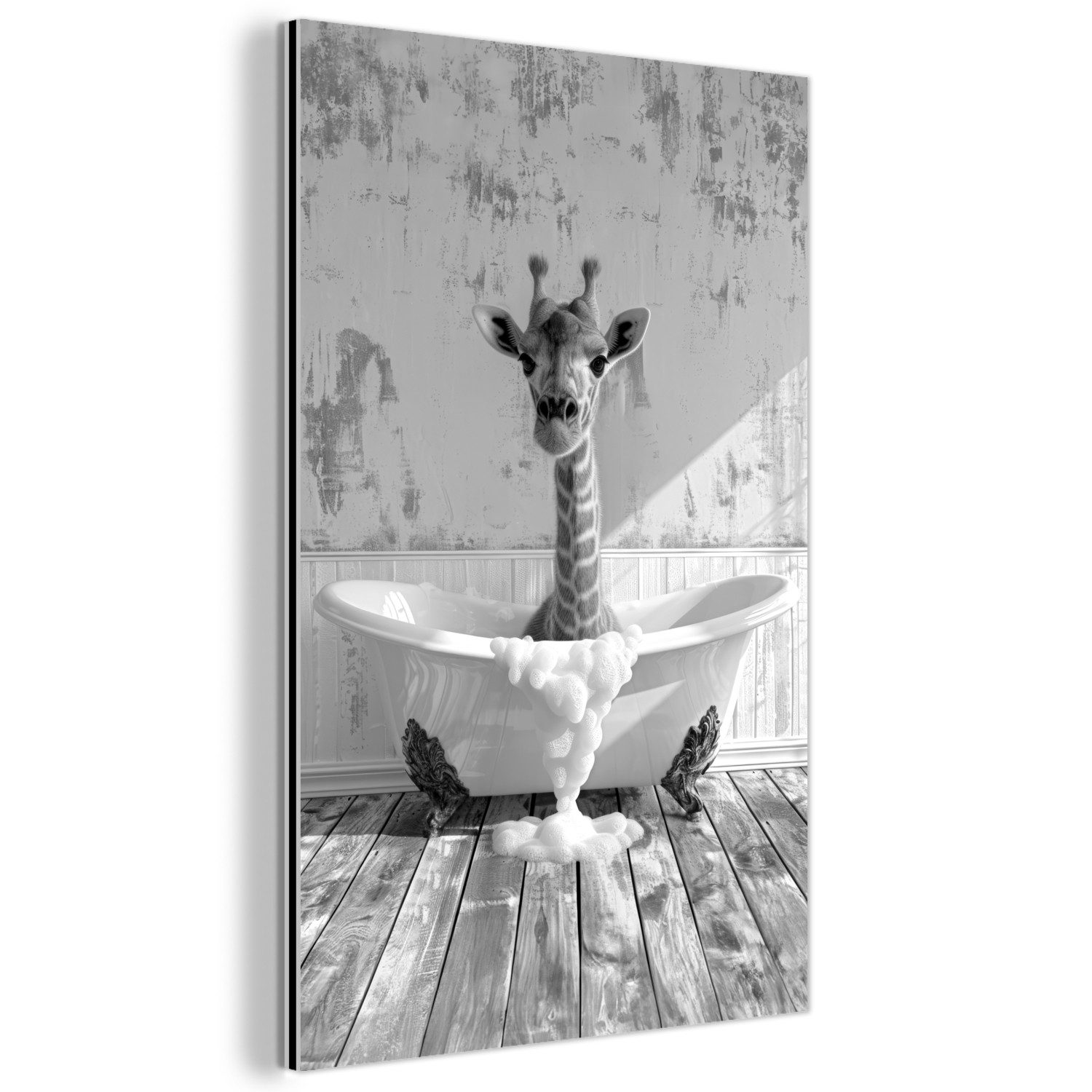 MuchoWow Metallbild Giraffe - Tier - günstig online kaufen