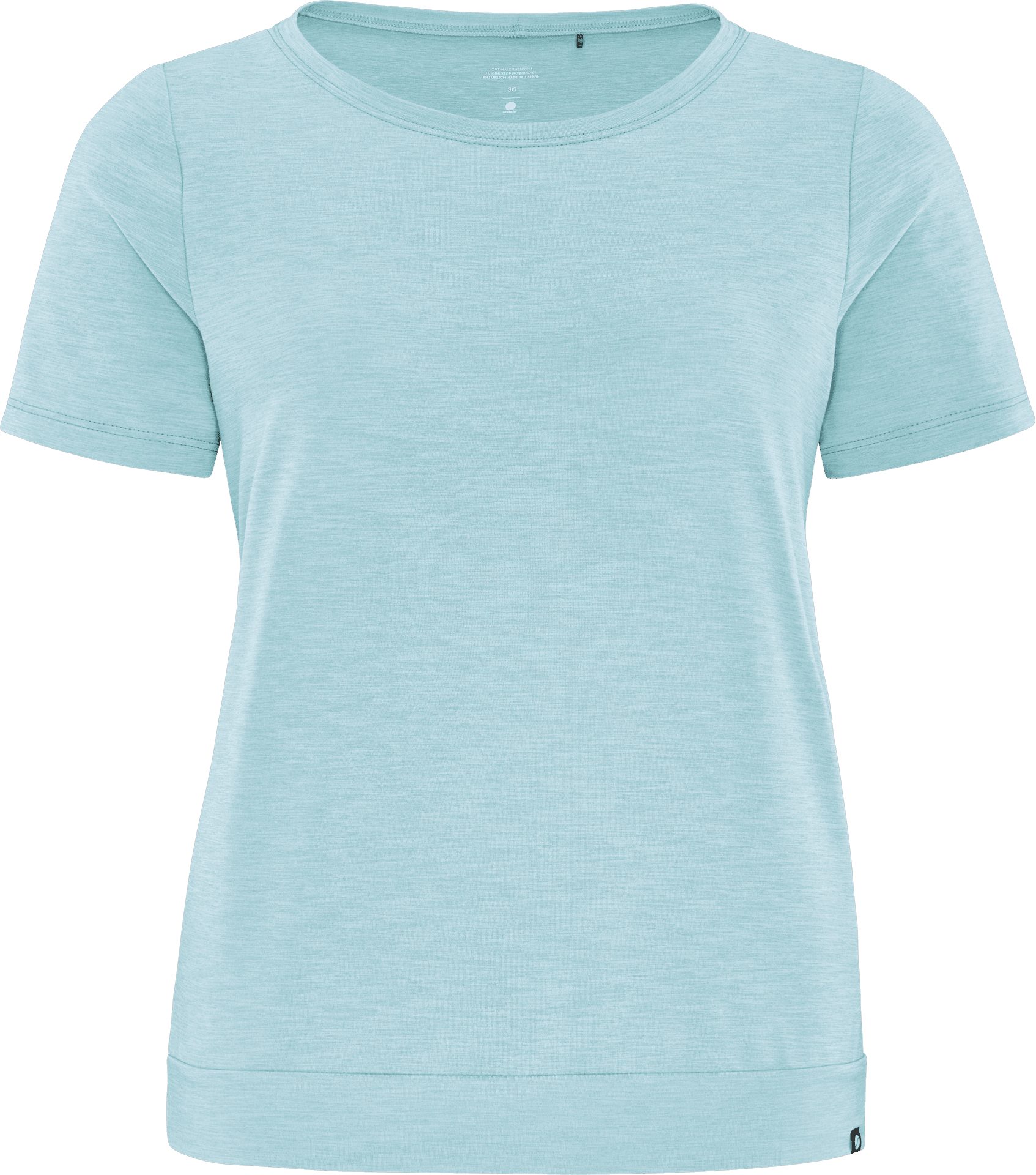 SCHNEIDER Sportswear T-Shirt PENNYW-SHIRT Damen Sport-/ T-Shirt hellblau-meliert