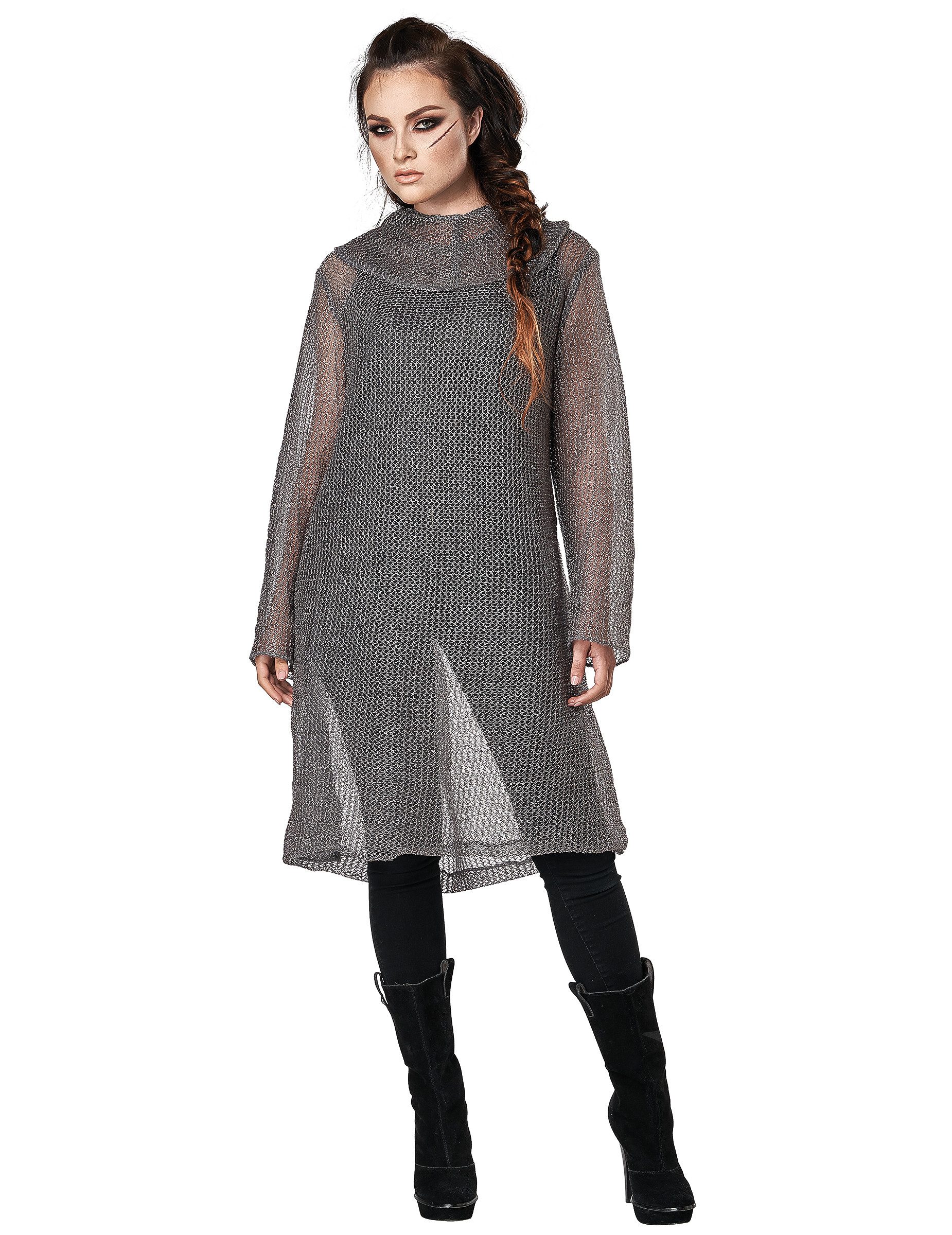 California Costumes Kostüm Kettenhemd für Erwachsene aus Stoff Ritter-Kostü günstig online kaufen