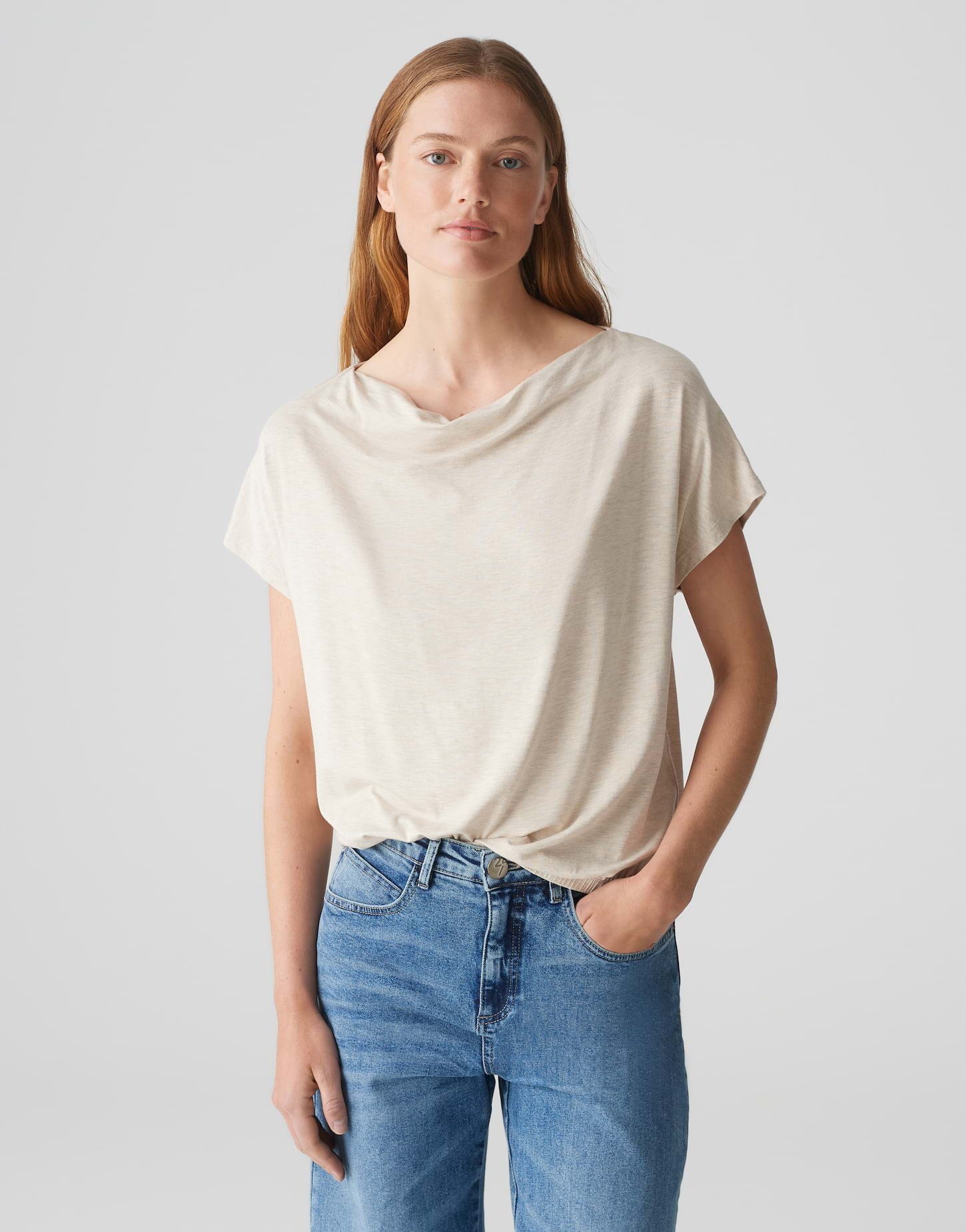 OPUS Kurzarmshirt SASSER Regular aus ECOVERO™ günstig online kaufen