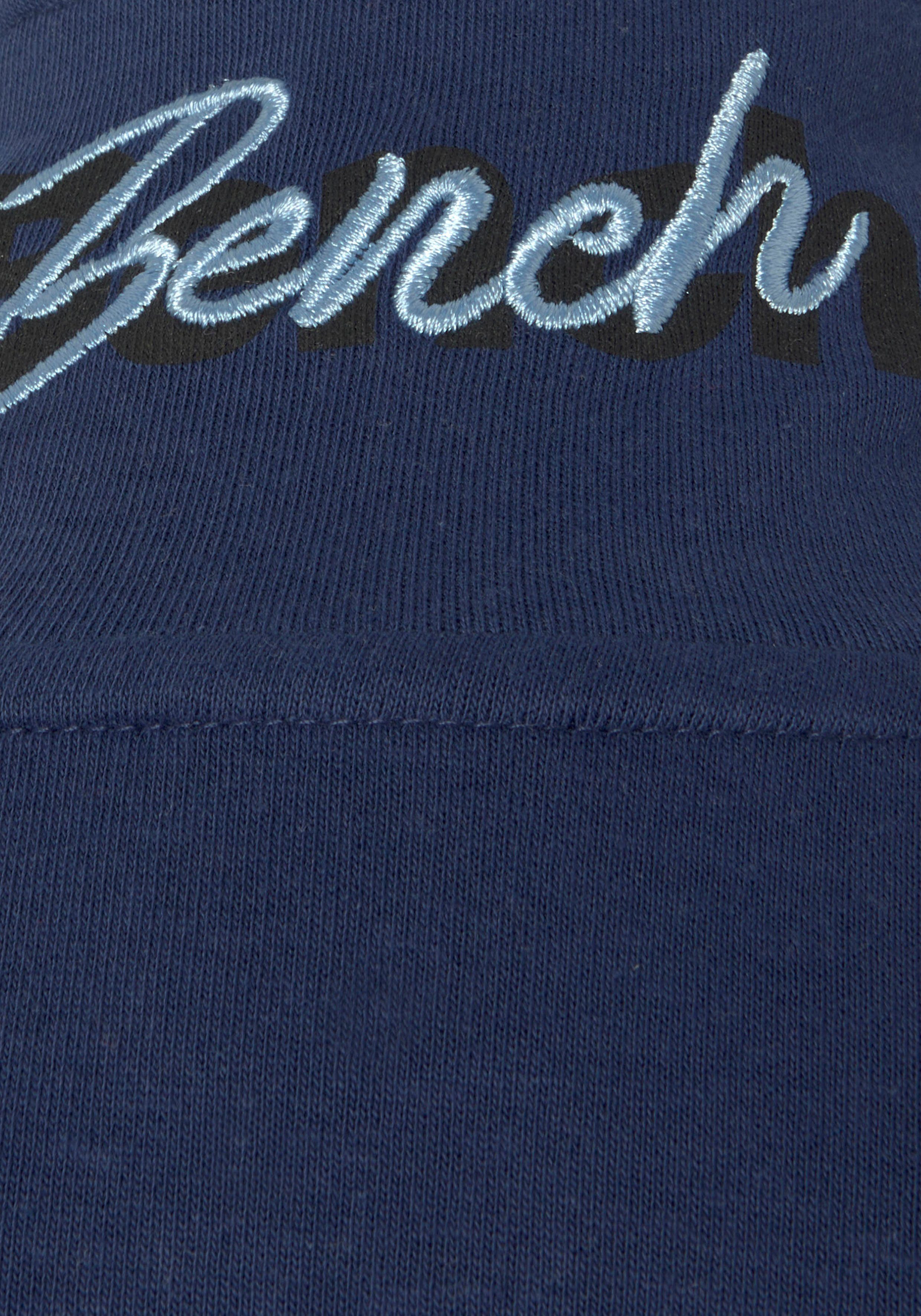 Bench. Loungewear Sweatjacke (1-tlg) mit bestickten Stehkragen, Loungeanzug