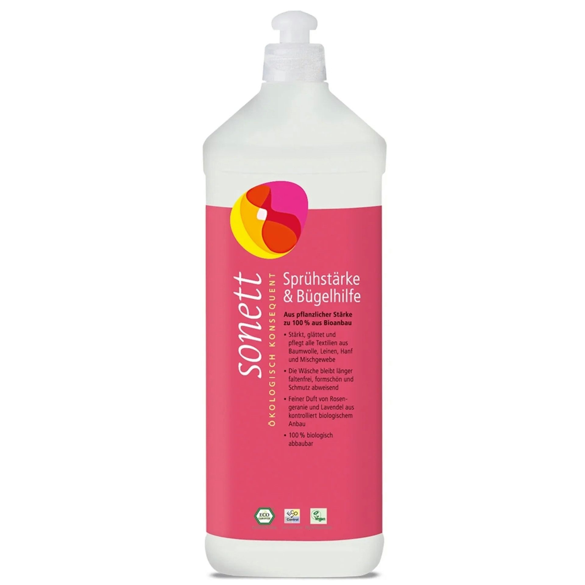 Sonett Sprühstärke und Bügelhilfe 1 Liter Gallseife