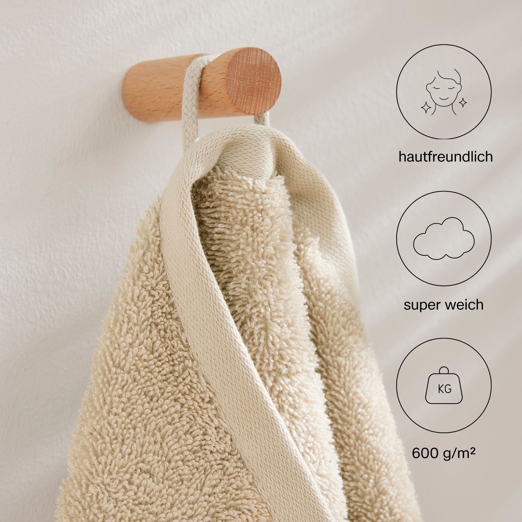 s.Oliver Handtuch Set s.Oliver, Premium Qualität, 600 gr/m², Walkfrottier (Set, 6-St), 2 Gästetücher 30x50, 2 Handtücher 50x100, 2 Duschtücher 70x140
