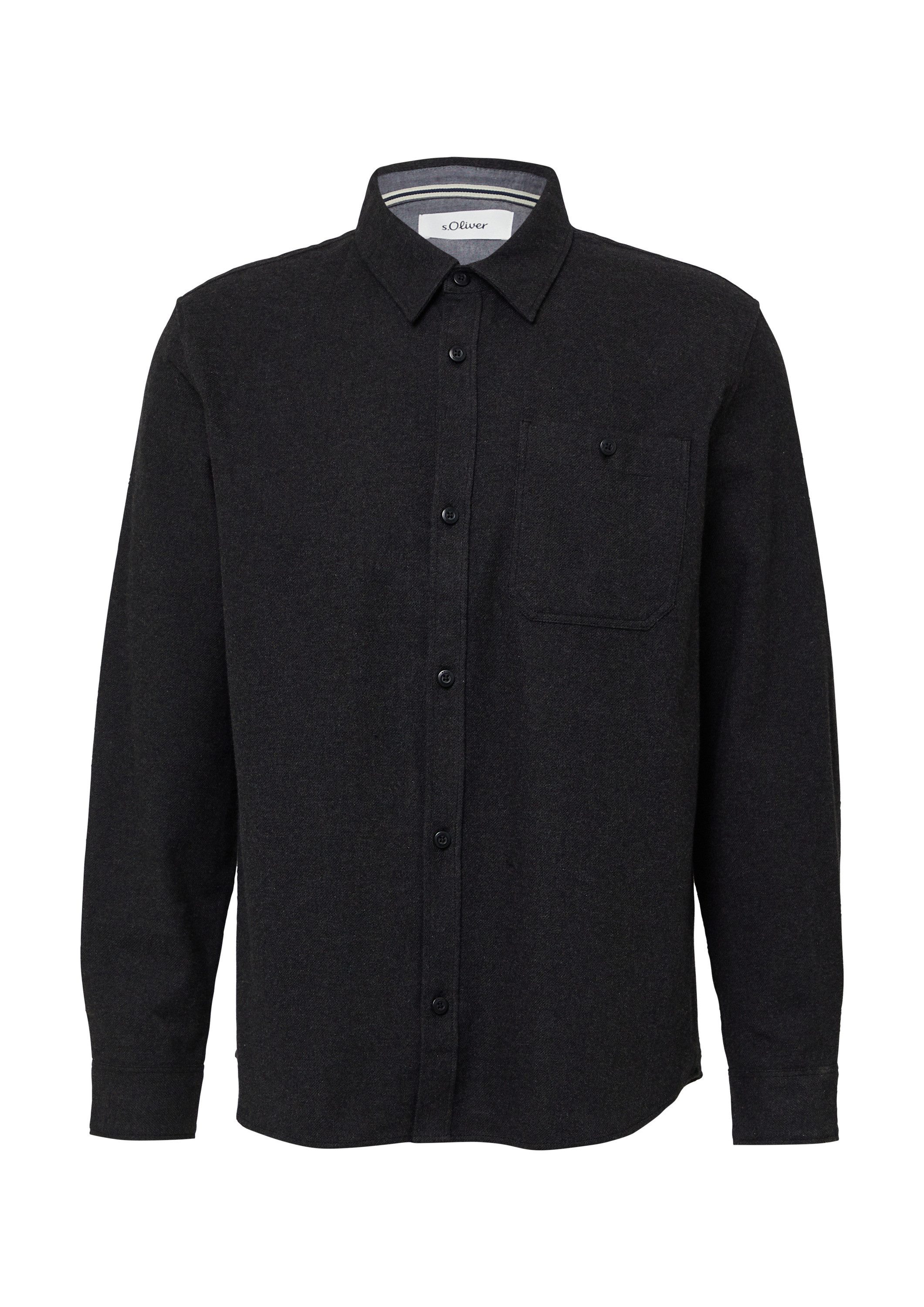 s.Oliver Hemdjacke Hemd Weiches Overshirt mit aufgesetzter Brusttasche günstig online kaufen