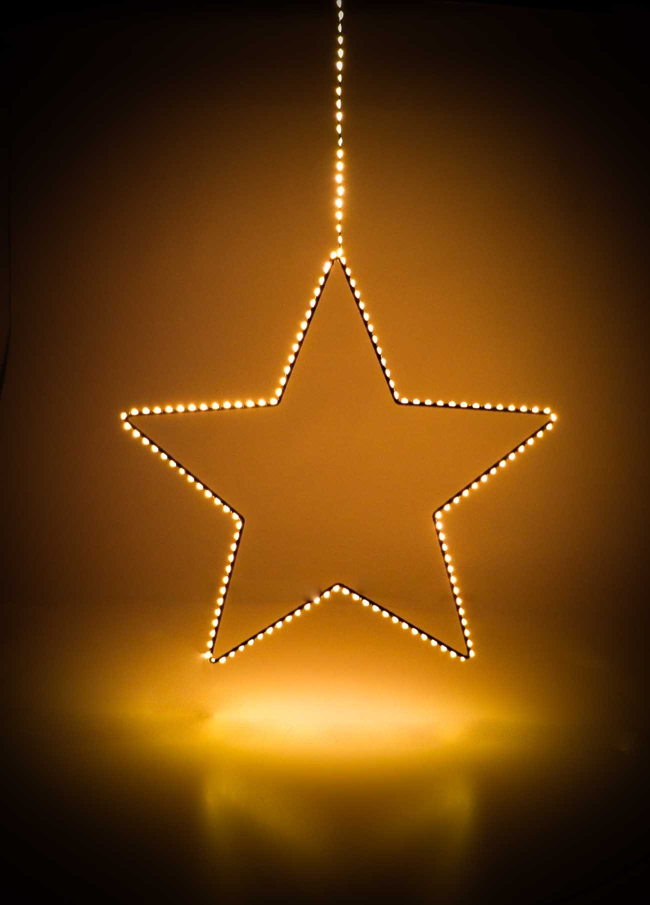 Bubble-Store LED Stern Beleuchteter Stern, LED fest integriert, warmweiß, Weihnachtsbeleuchtung Weihnachtsstern