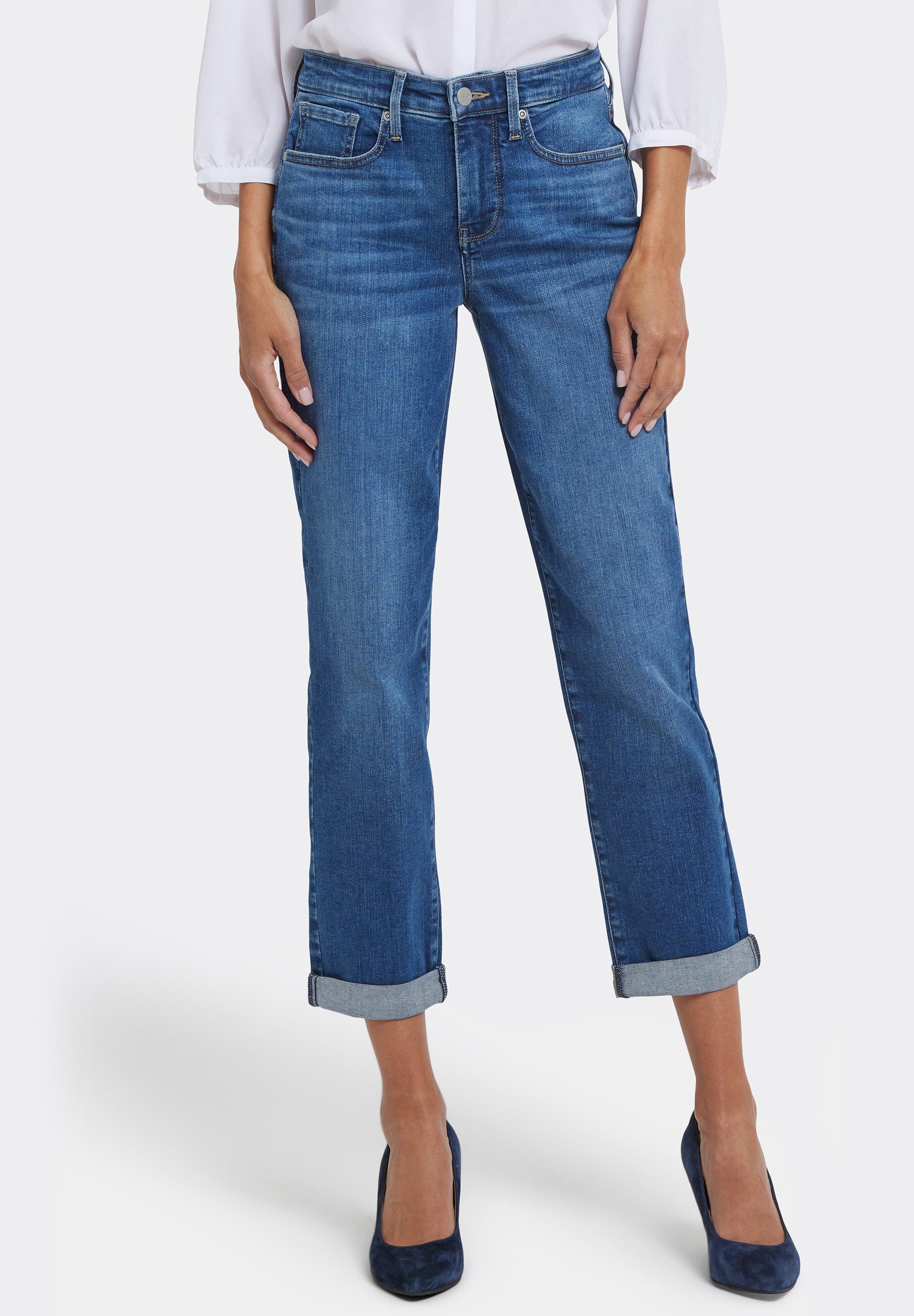 NYDJ 7/8-Jeans Margot Girlfriend Schlankmachende Passform