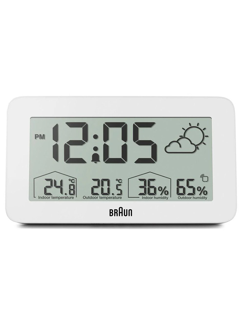 Braun Wecker Braun BC13WP digitaler Wecker m. Wetterstation