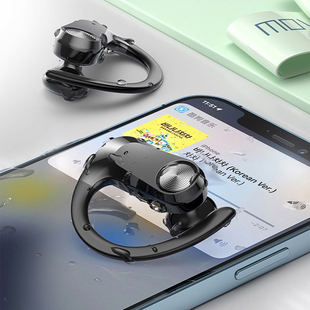 weiß Bluetooth Kopfhörer in Kabellos Bluetooth Bluetooth-Kopfhörer GelldG 5.3 Kopfhörer Ear,