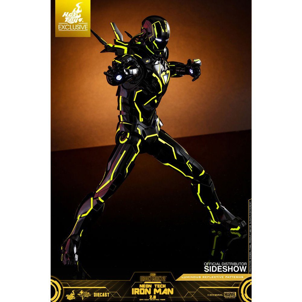 Avengers Actionfigur Toys - Iron Hot Man Tech Neon
