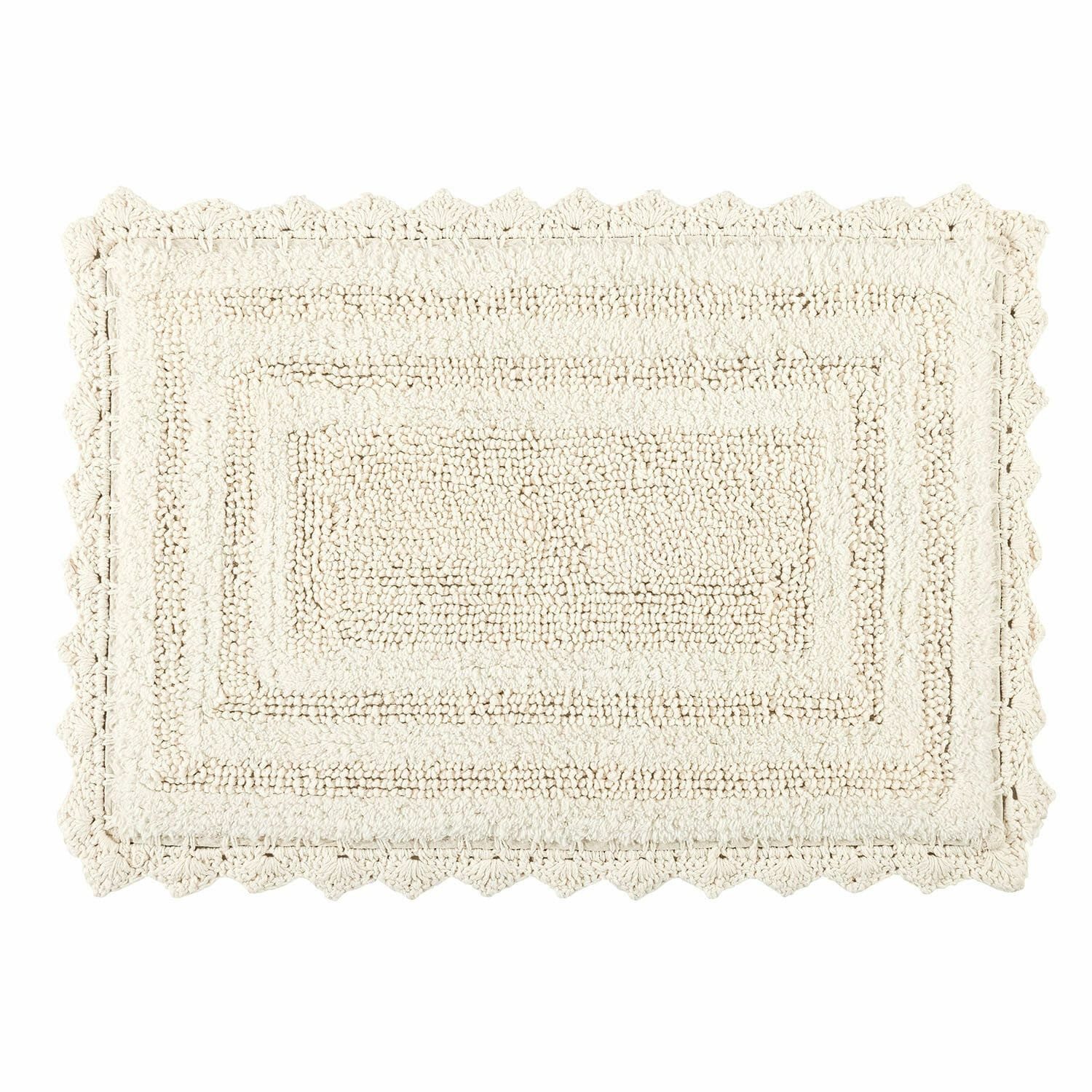 Mirabeau Badematte Badematte Yalexir creme, Höhe 400 mm, 100% Baumwolle