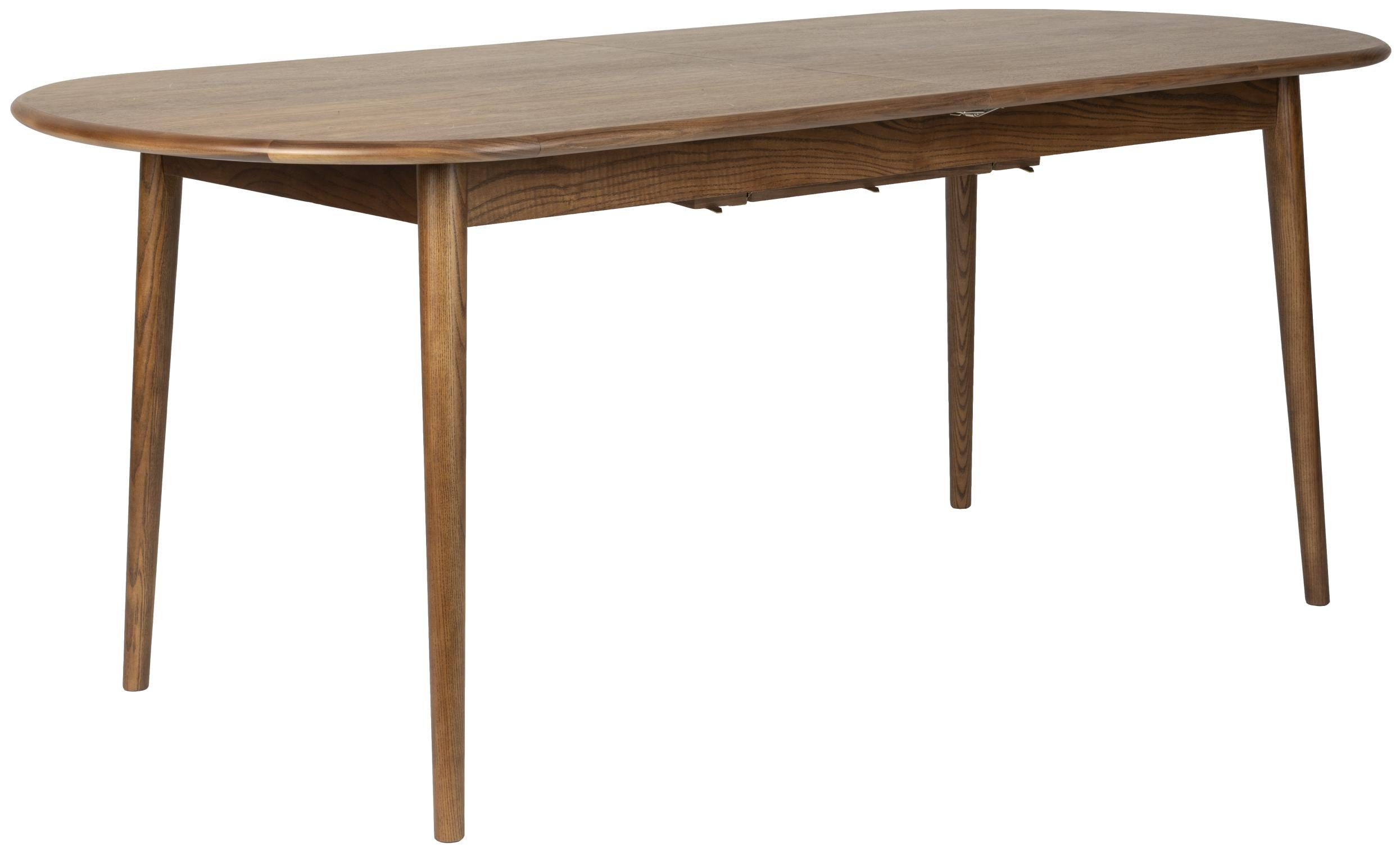 Zuiver Esstisch Esstisch TWIST OVAL von ZUIVER 180 x 90 ausziehbar Walnuss furniert