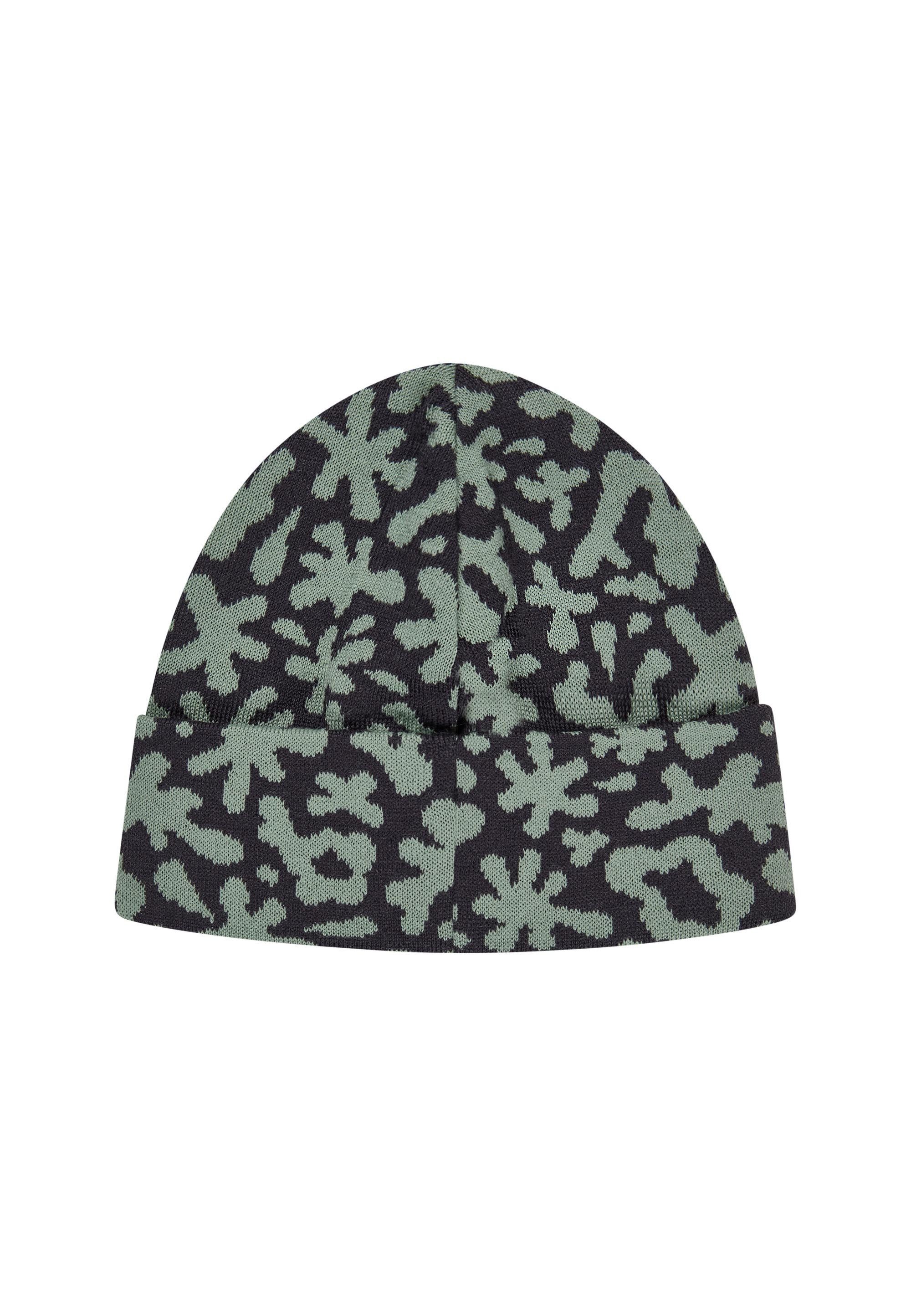 Cleptomanicx Beanie Oh! mit zweifarbigem Allover-Muster