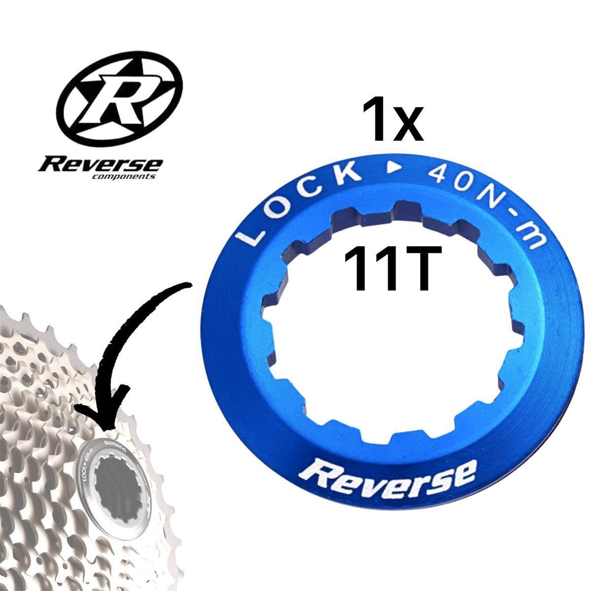 Reverse Fahrradkurbel Reverse Kassettenverschlussring für MTB und Road 11T