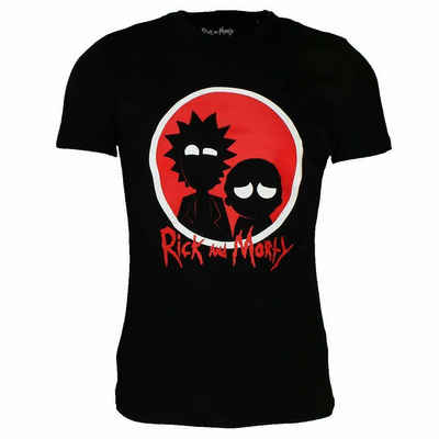 DIFUZED T-Shirt Rick and Morty - Black Silhouette