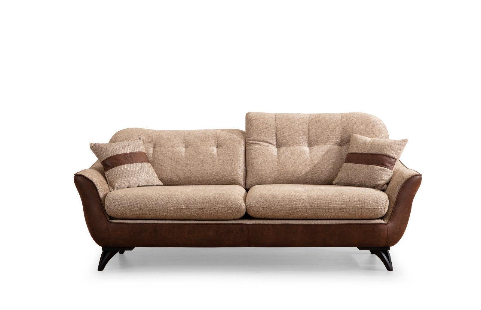 Sitzmöbel Couchen JVmoebel Sofagarnitur Set Multifunktion Braun, Sofa Teile Couch 4 Sofa