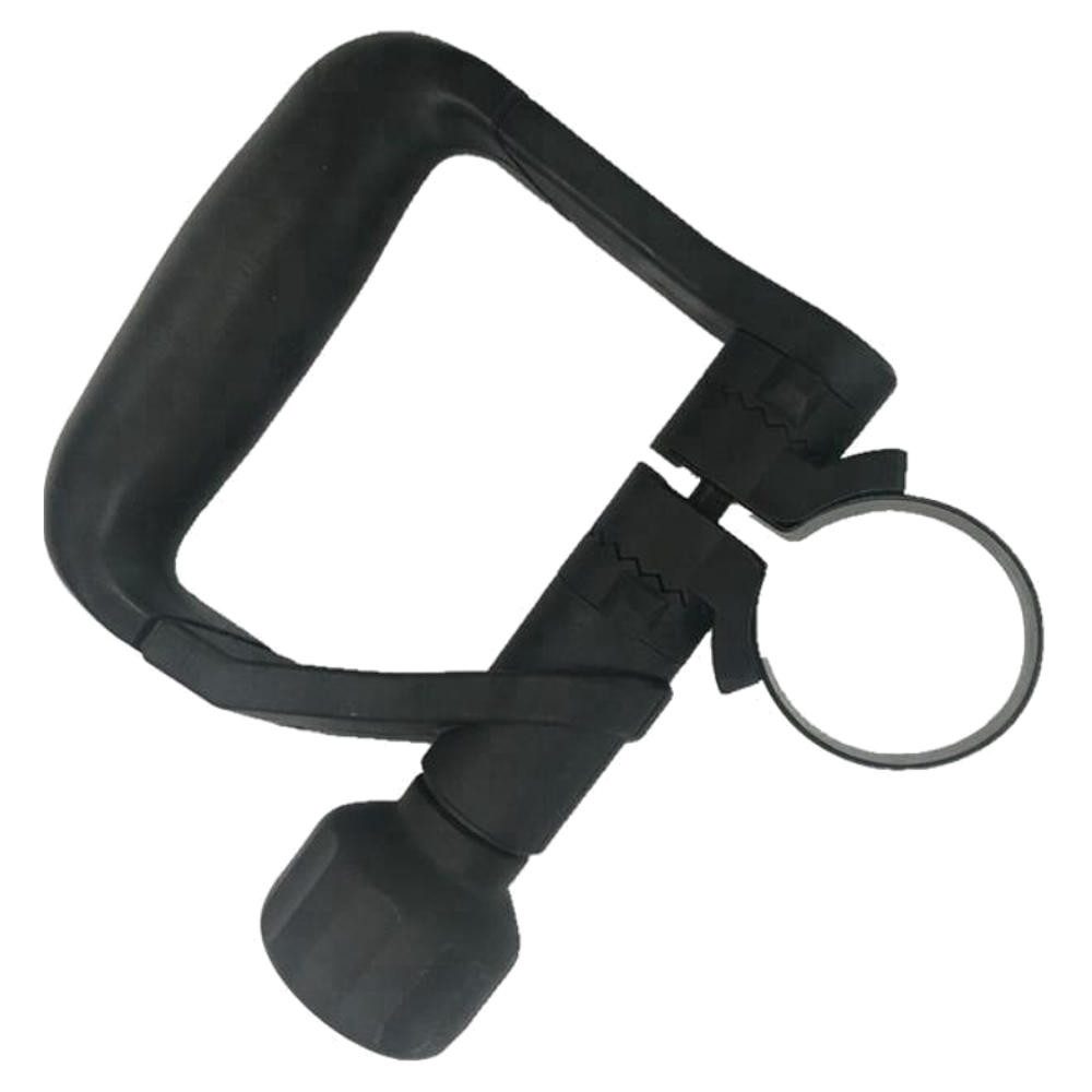 Trade-Shop Griff passend für Bosch, Berner, Würth, Hitachi Stemmhammer / Abbruchhammer, Länge: 170mm / Geeignet für Maschinen mit Spannband von 50mm