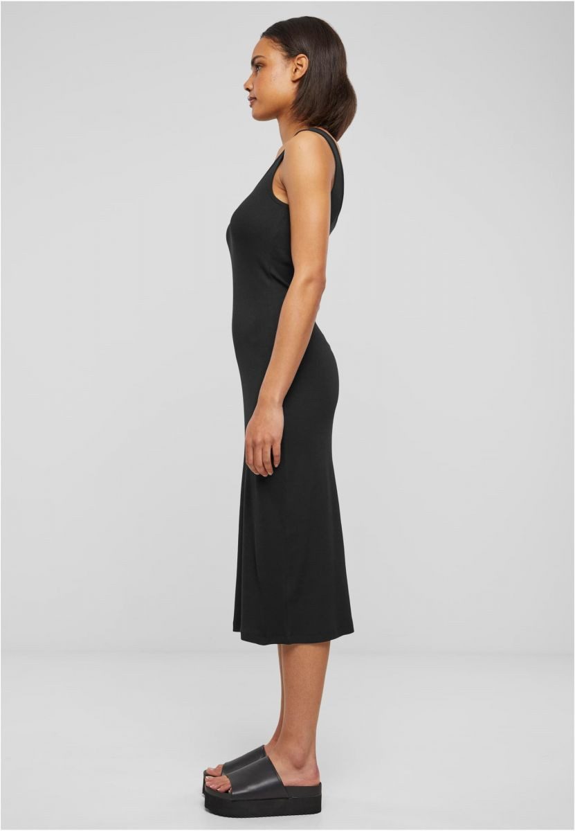 URBAN CLASSICS Sweatkleid Ladies Rib Top Dress Kleid Damen günstig online kaufen