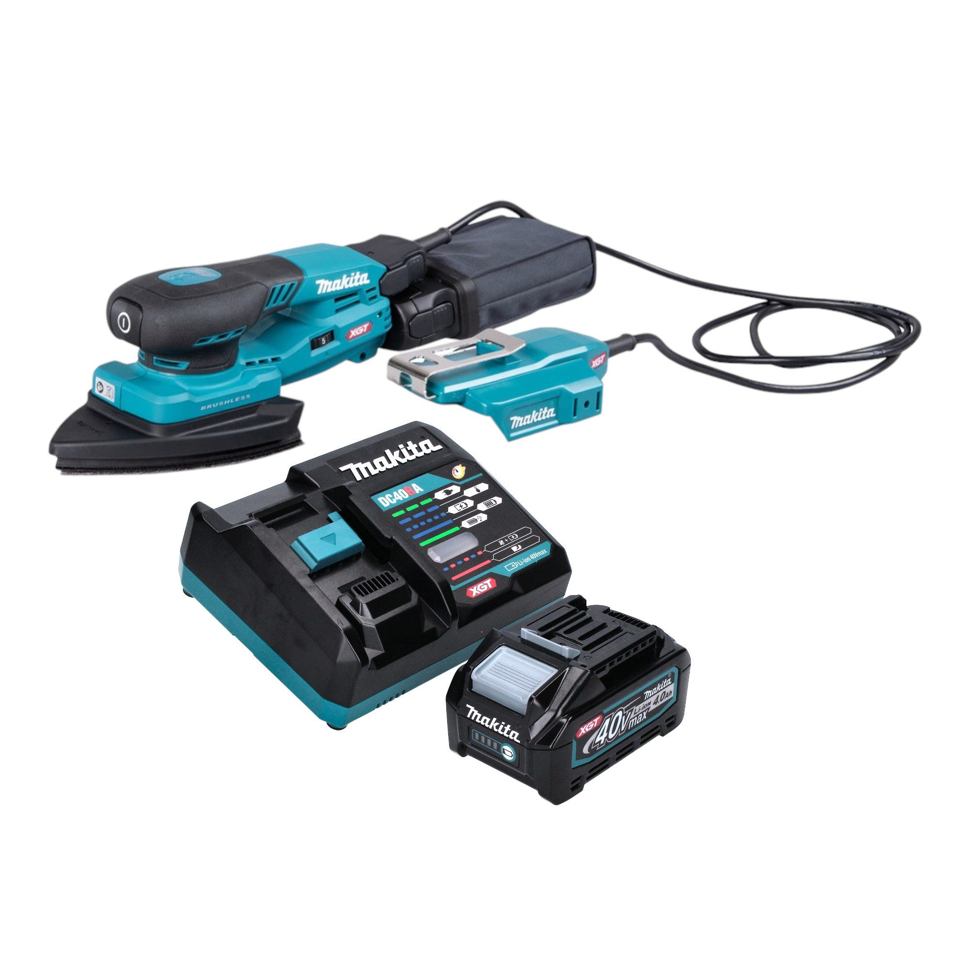 Makita Deltaschleifer BO 006 CGM101 Akku 40 V max. 100 x 150 mm 3,0 mm Hub Brushless