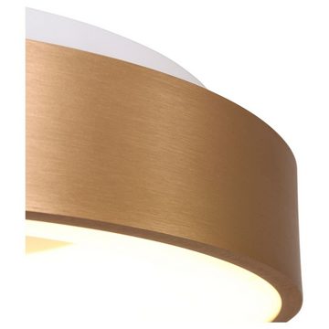 click-licht LED Deckenleuchte LED Deckenleuchte Ringlede in Gold und Weiß 30W 2800lm, keine Angabe, Leuchtmittel enthalten: Ja, fest verbaut, LED, warmweiss, Deckenlampe, Deckenbeleuchtung, Deckenlicht