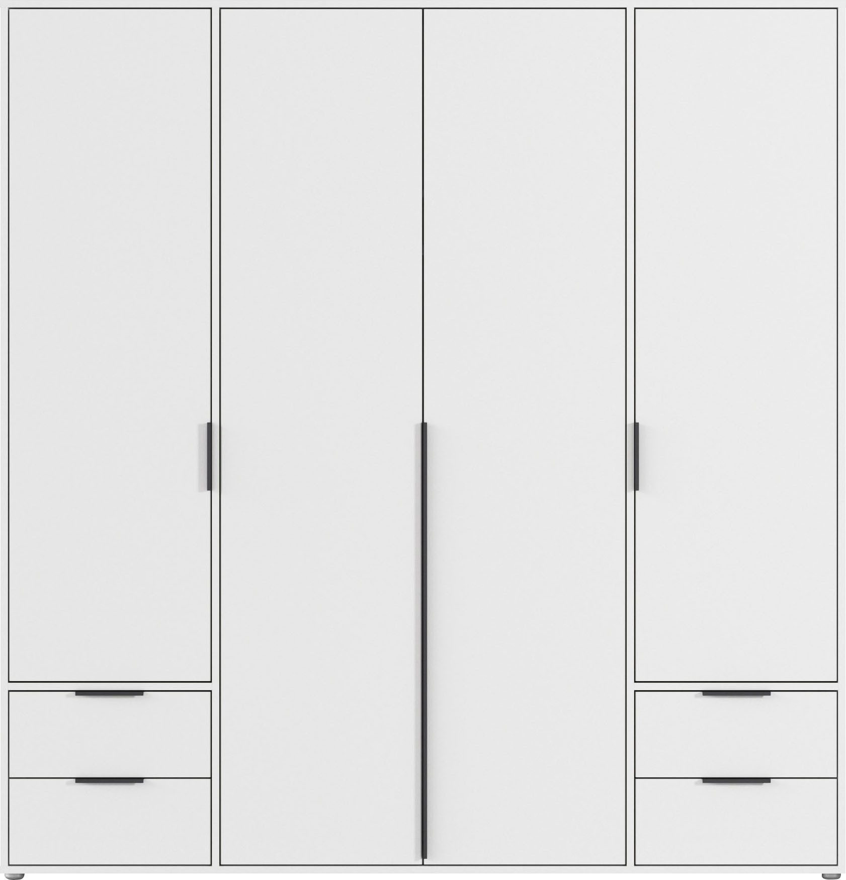 rauch Drehtürenschrank "Kleiderschrank Schrank Garderobe Wäscheschrank NAGA günstig online kaufen