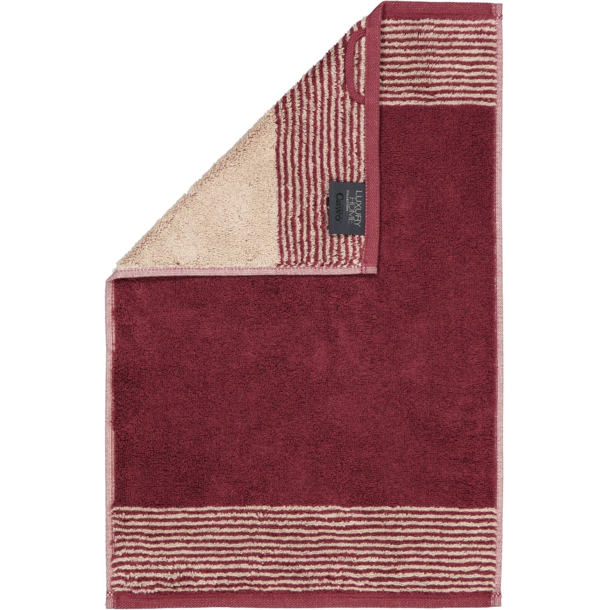 Cawö Handtücher Luxury Home Two-Tone 590, 100% Baumwolle (1-St)