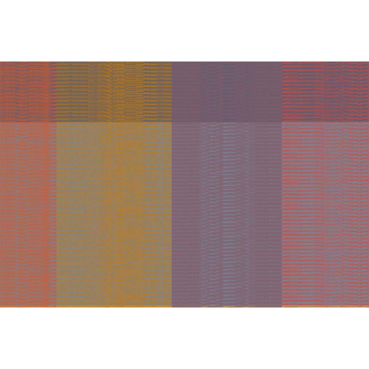 Garnier Thiebaut Platzset Tischsets (2x Set) Mille Ecossais Velvet 32x48 cm, (Set, 2-St), unbehandelt