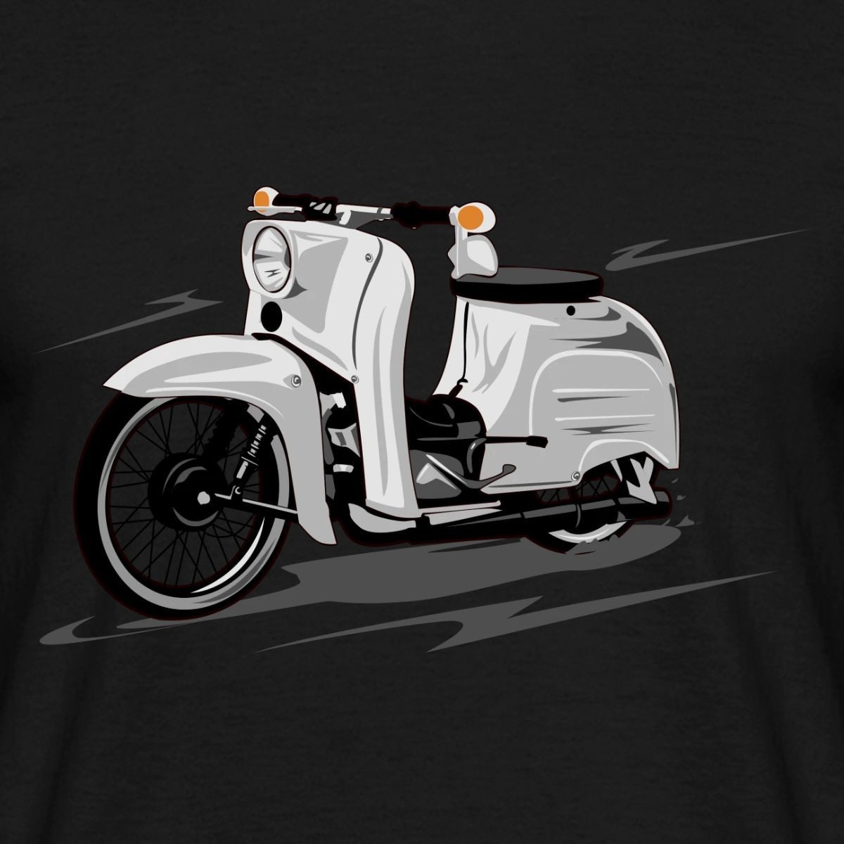 Spreadshirt T-Shirt Moped Klassiker Männer T-Shirt (1-tlg)