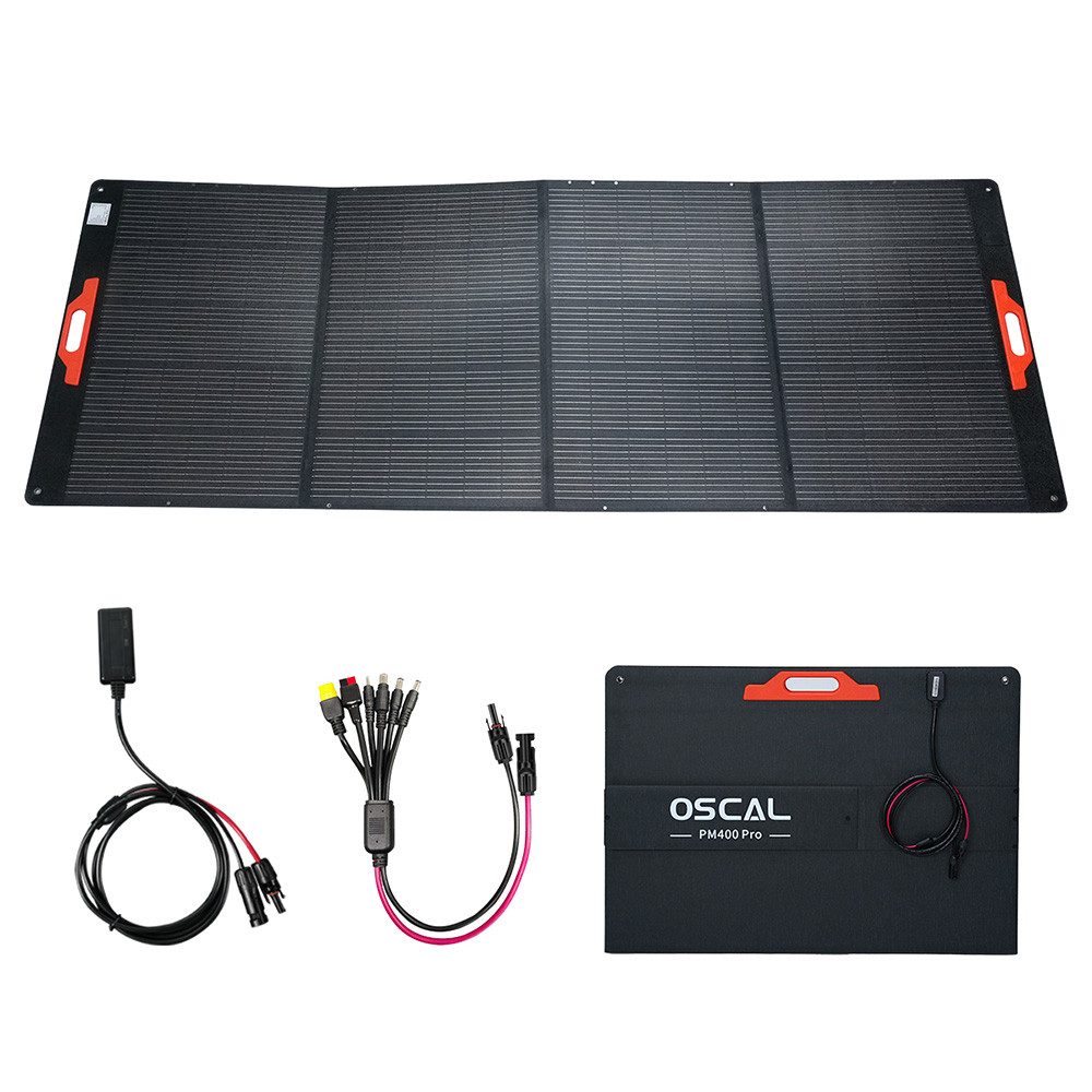 OSCAL PM400 Pro 400W faltbares Solar Panel, ≥23 % Solare Wandlungseffizienz, IP67
