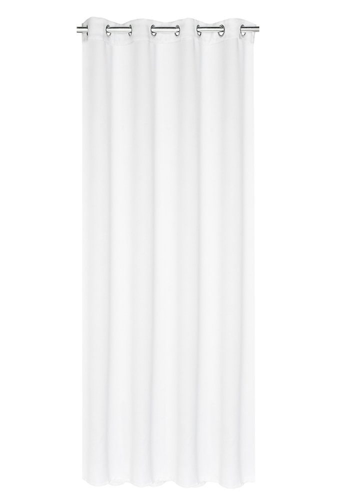 Verdunkelungsvorhang 250 x sossai®, Weiß B: St), (1 Verdunkelungsgardinen 140 cm verdunkelnd, H: cm, Ösen Farbe: