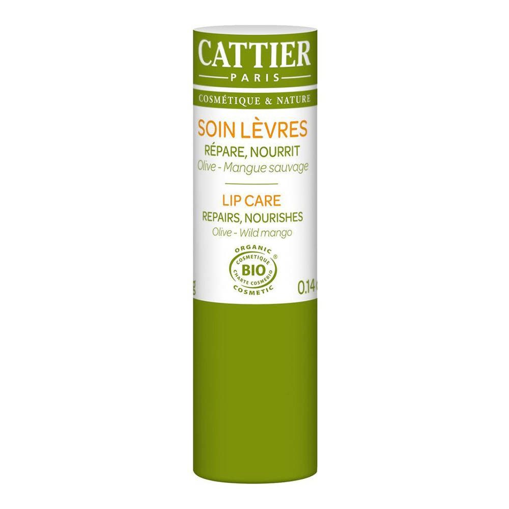 Cattier Lippenpflegestift Lip Care - Olive & Wild Mango 4g 2er Pack