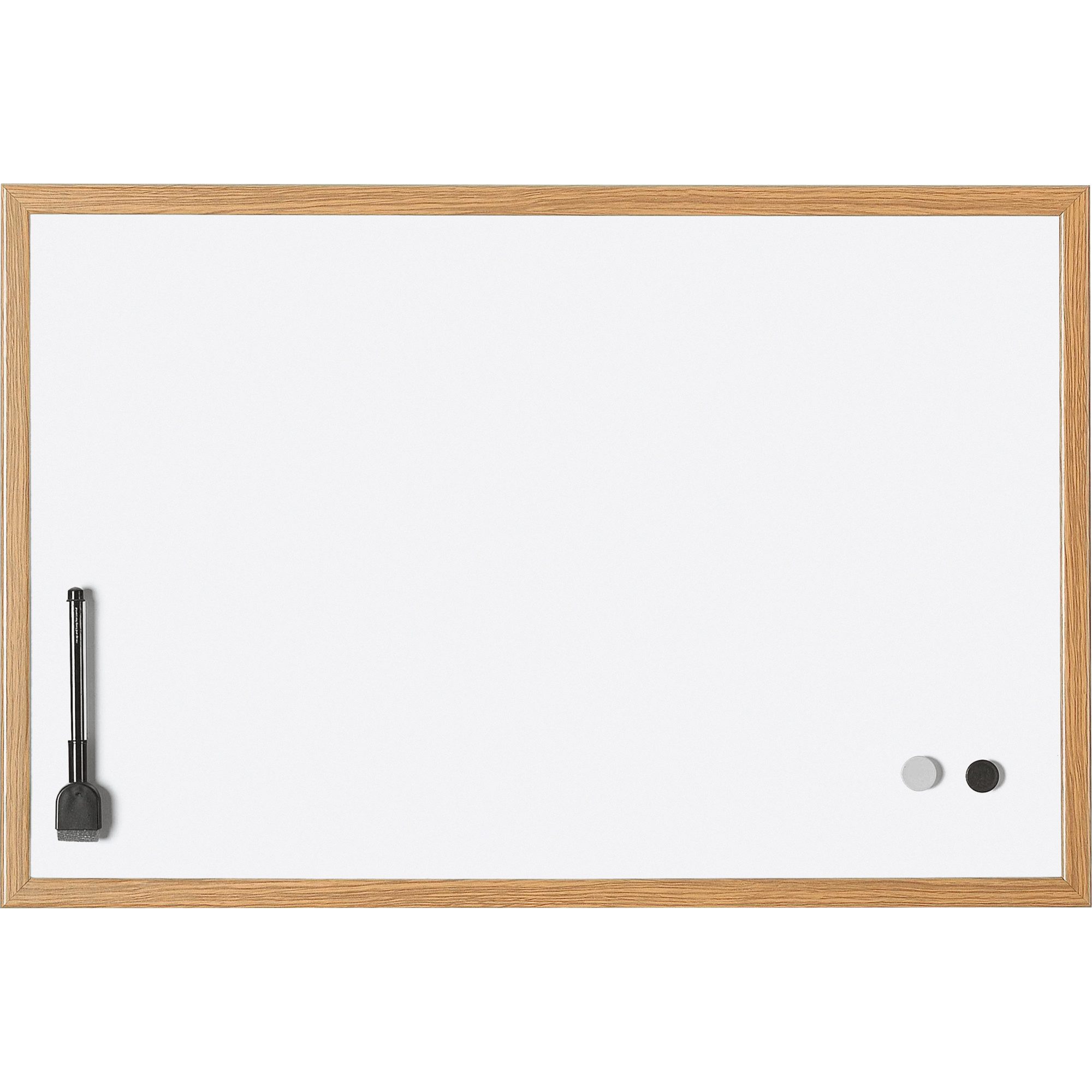 magnetoplan® Magnettafel Whiteboard 121928 MDF-Rahmen 990x590mm