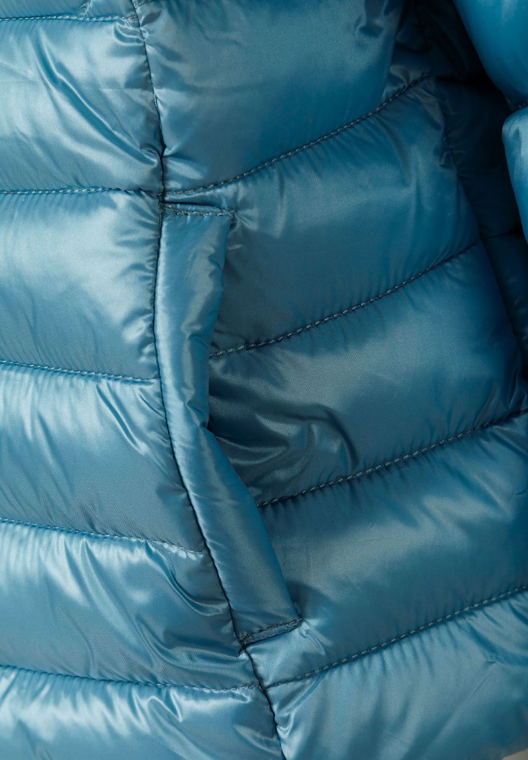 MINOTI Steppjacke für Mädchen mit Kapuze Herz-Abzeichen – Bild 5 von 5