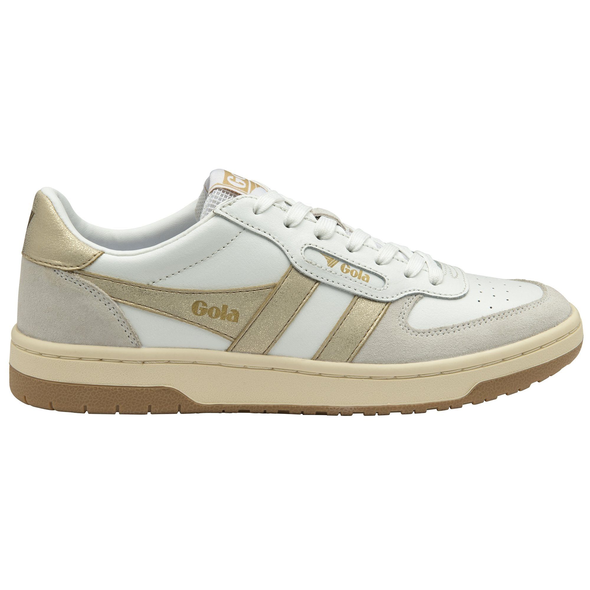 Gola Hawk 2026 weiss/gold/beige Damen Sneaker
