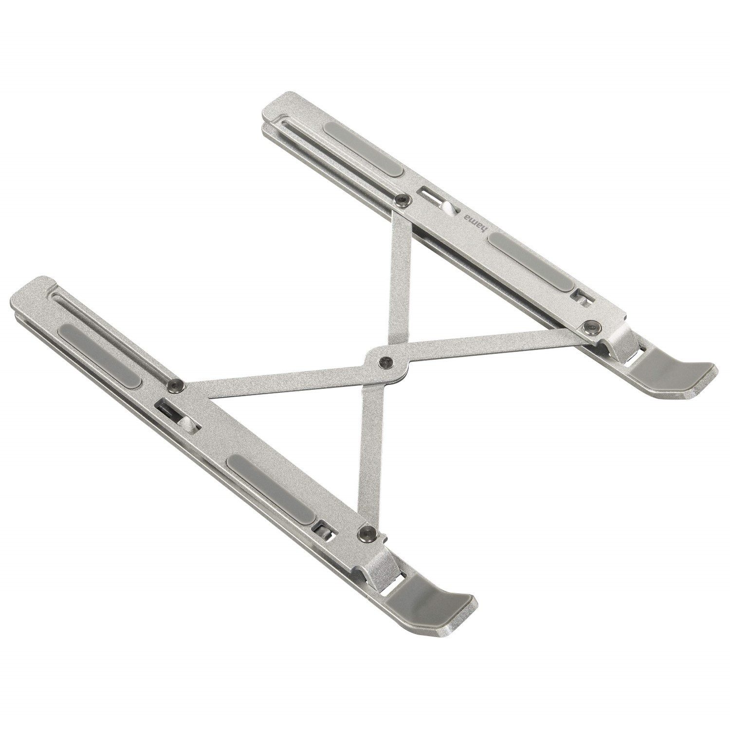Hama Laptop-Ständer Notebook-Ständer Faltbar Aluminium Silber, (Laptop Stand Halterung Tragbar Halter 12" 13" 13,3" 13,5" 14"15" 15,6) – Bild 3 von 5